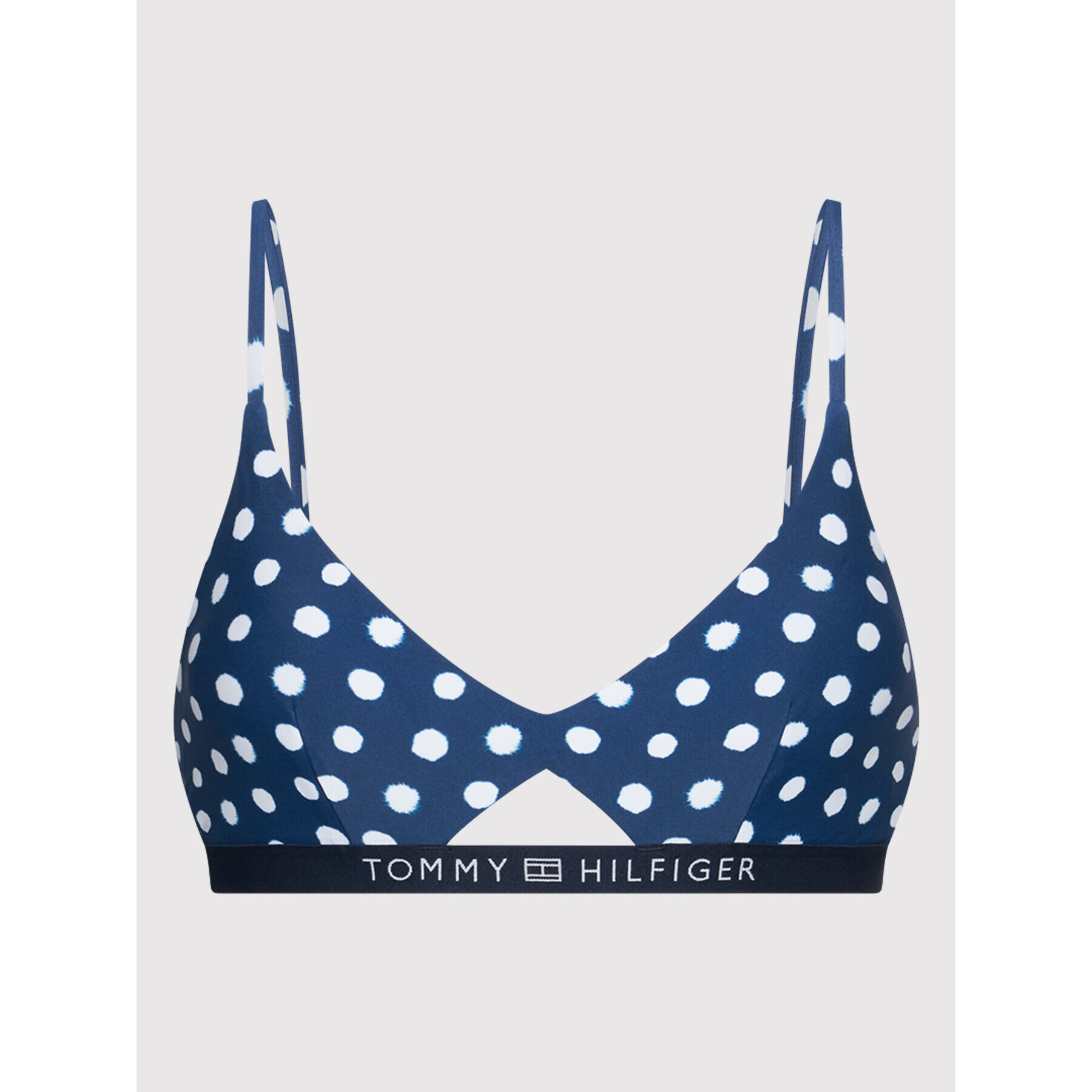 Tommy Hilfiger Gornji del bikini UW0UW03356 Mornarsko modra - Pepit.si