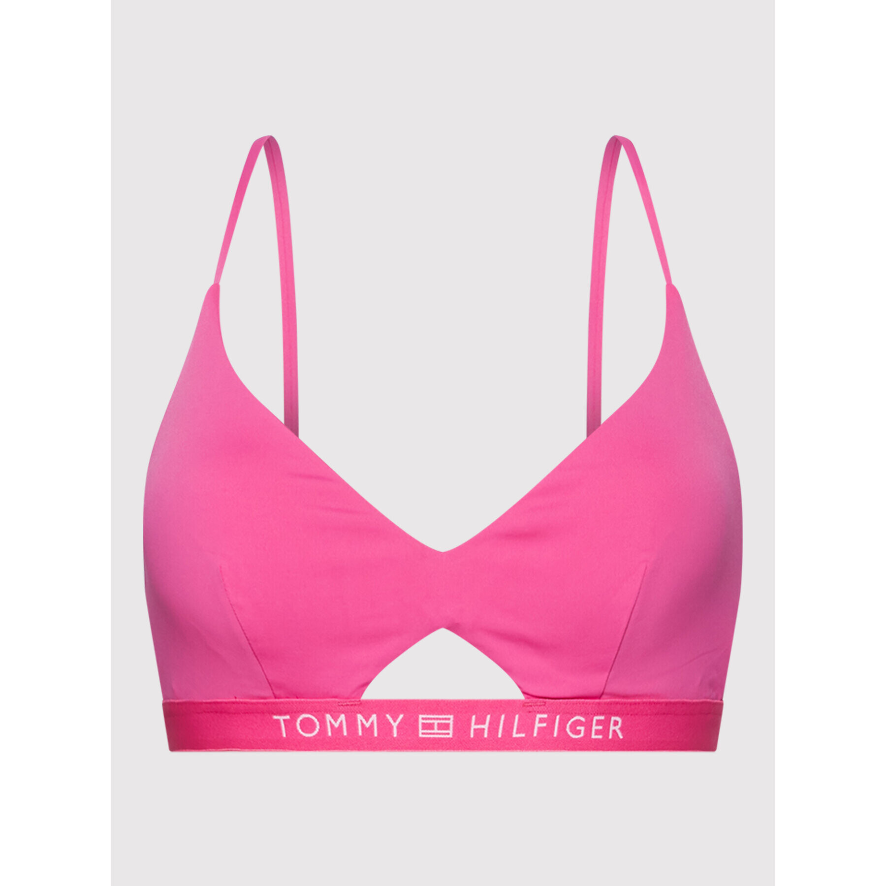 Tommy Hilfiger Gornji del bikini UW0UW03356 Roza - Pepit.si