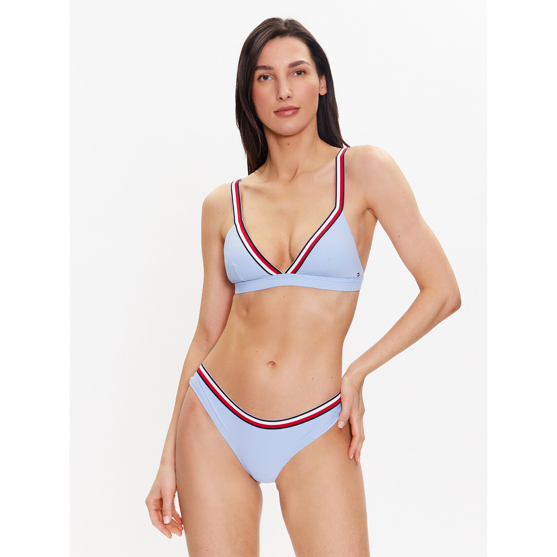 Tommy Hilfiger Gornji del bikini UW0UW04101 Modra - Pepit.si