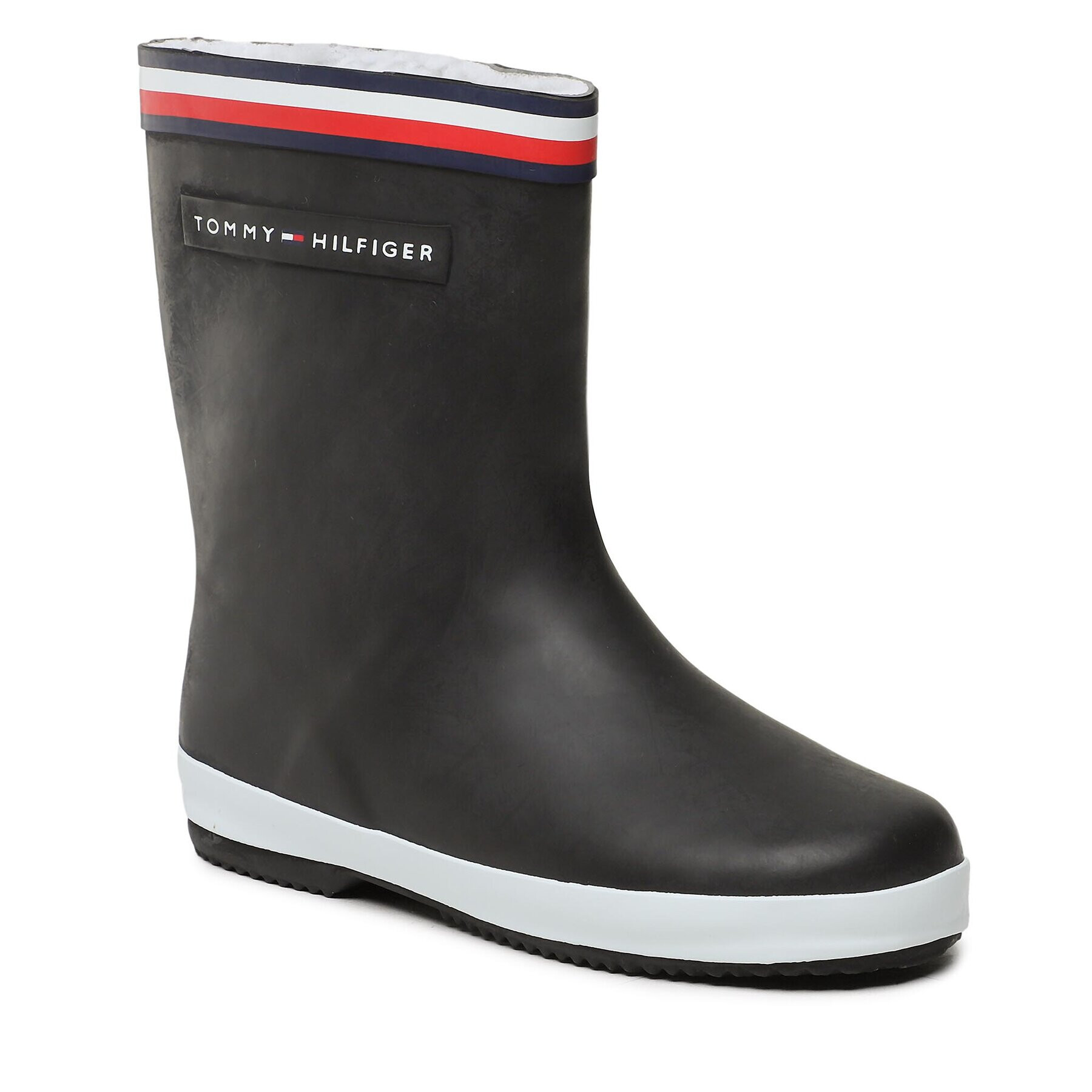 Tommy Hilfiger Gumijasti škornji Rain Boot 3X6-32550-0801999 S Črna - Pepit.si