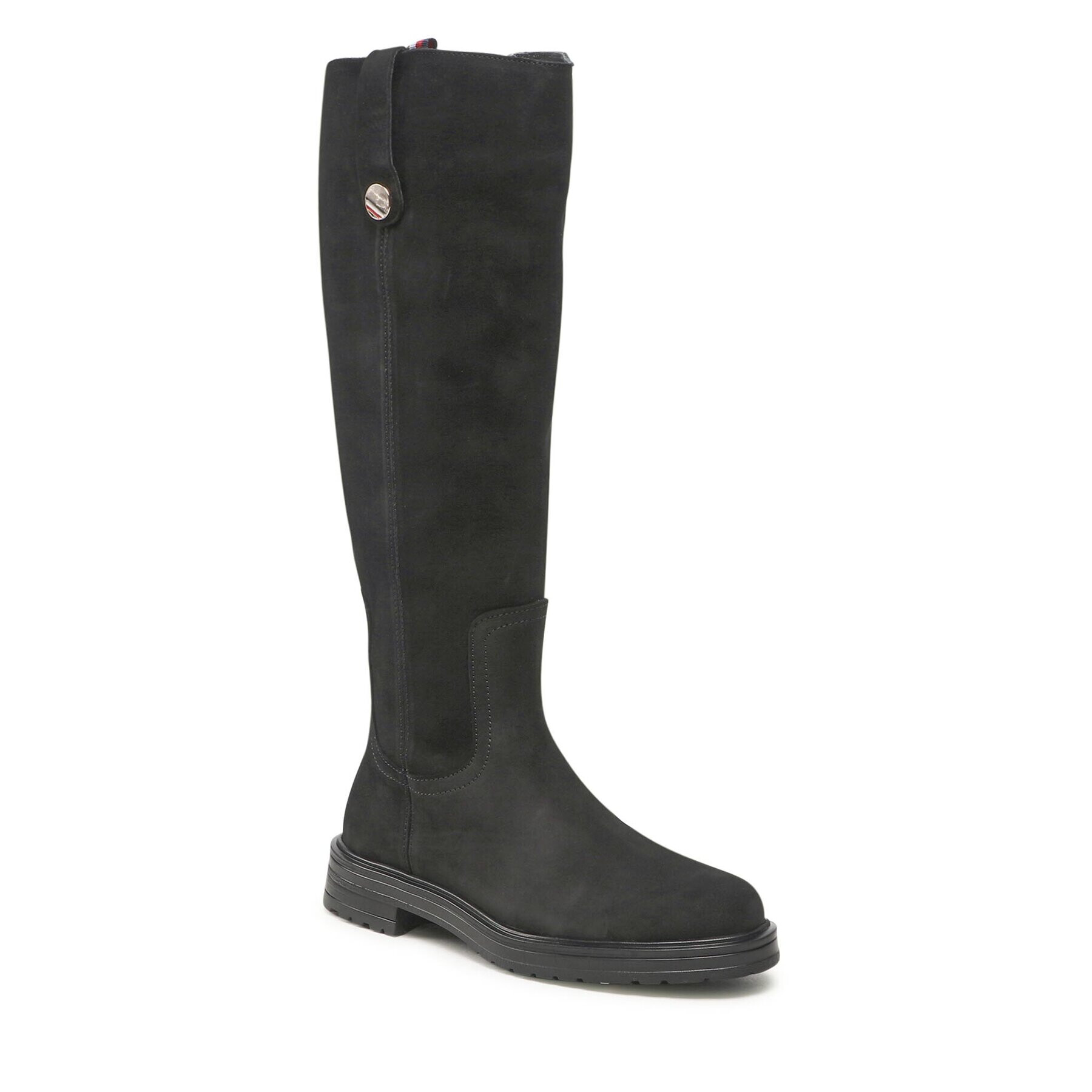 Tommy Hilfiger Jahalni škornji Th Coin Longboot FW0FW07049 Črna - Pepit.si