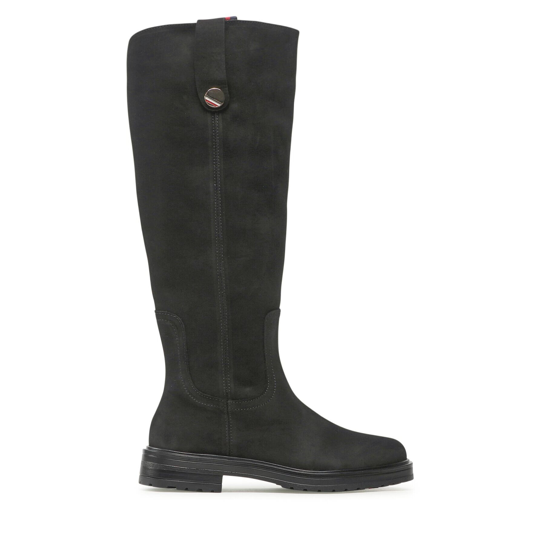 Tommy Hilfiger Jahalni škornji Th Coin Longboot FW0FW07049 Črna - Pepit.si