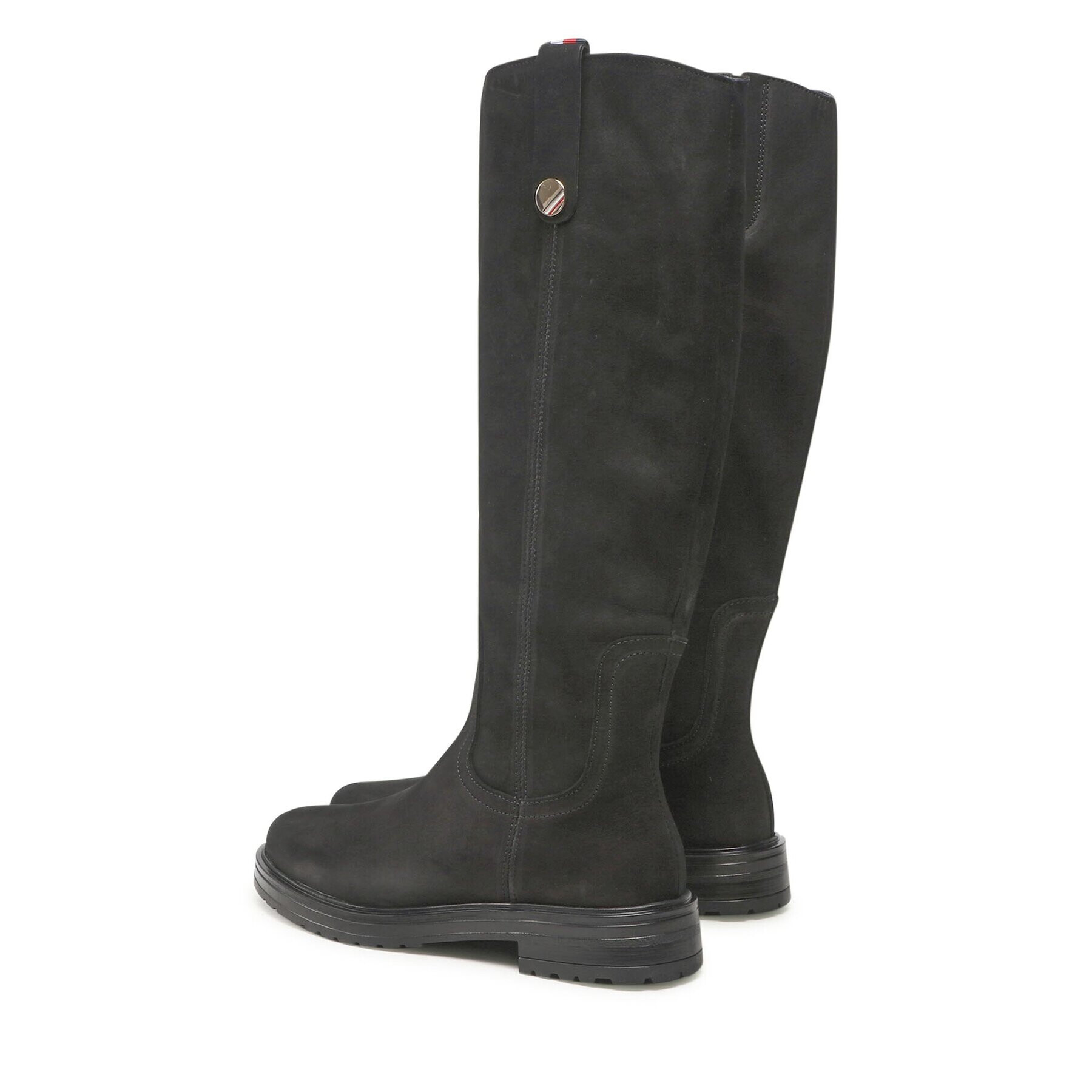 Tommy Hilfiger Jahalni škornji Th Coin Longboot FW0FW07049 Črna - Pepit.si