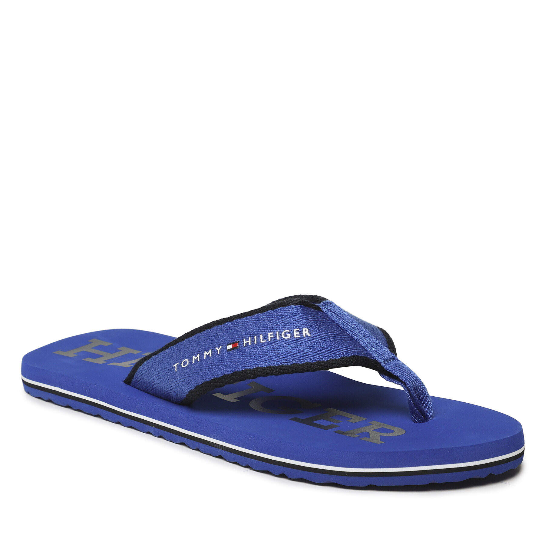 Tommy Hilfiger Japonke Classic Hilfiger Beach Sandal FM0FM04617 Modra - Pepit.si