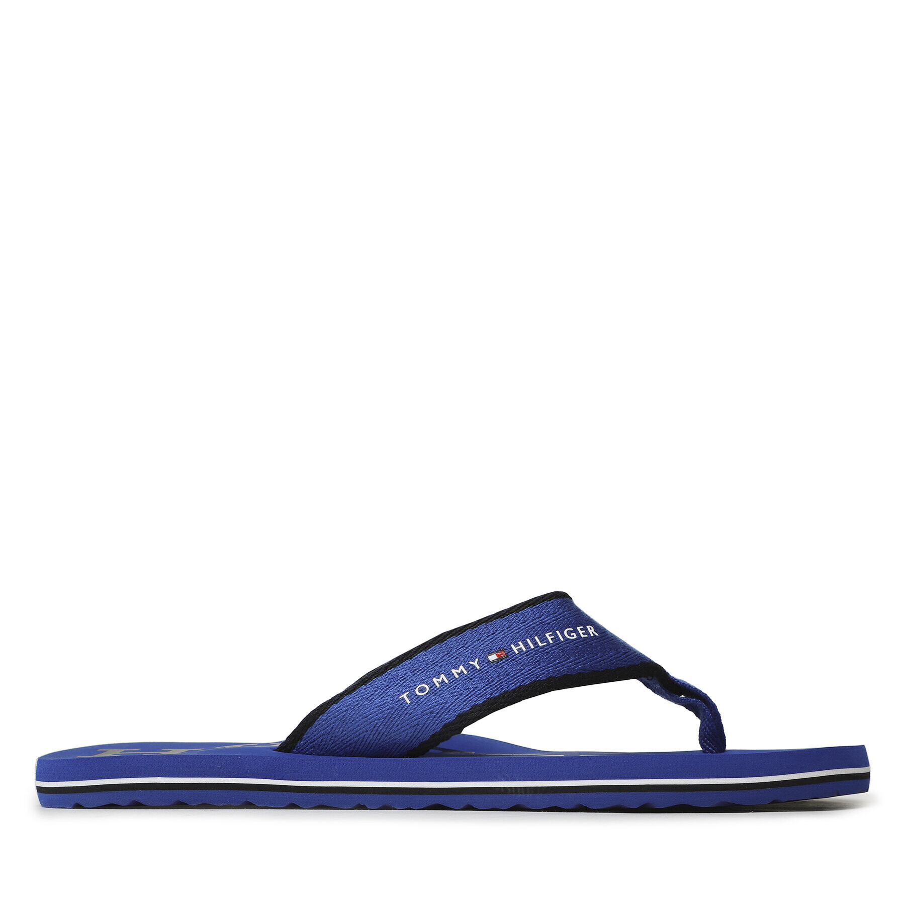 Tommy Hilfiger Japonke Classic Hilfiger Beach Sandal FM0FM04617 Modra - Pepit.si