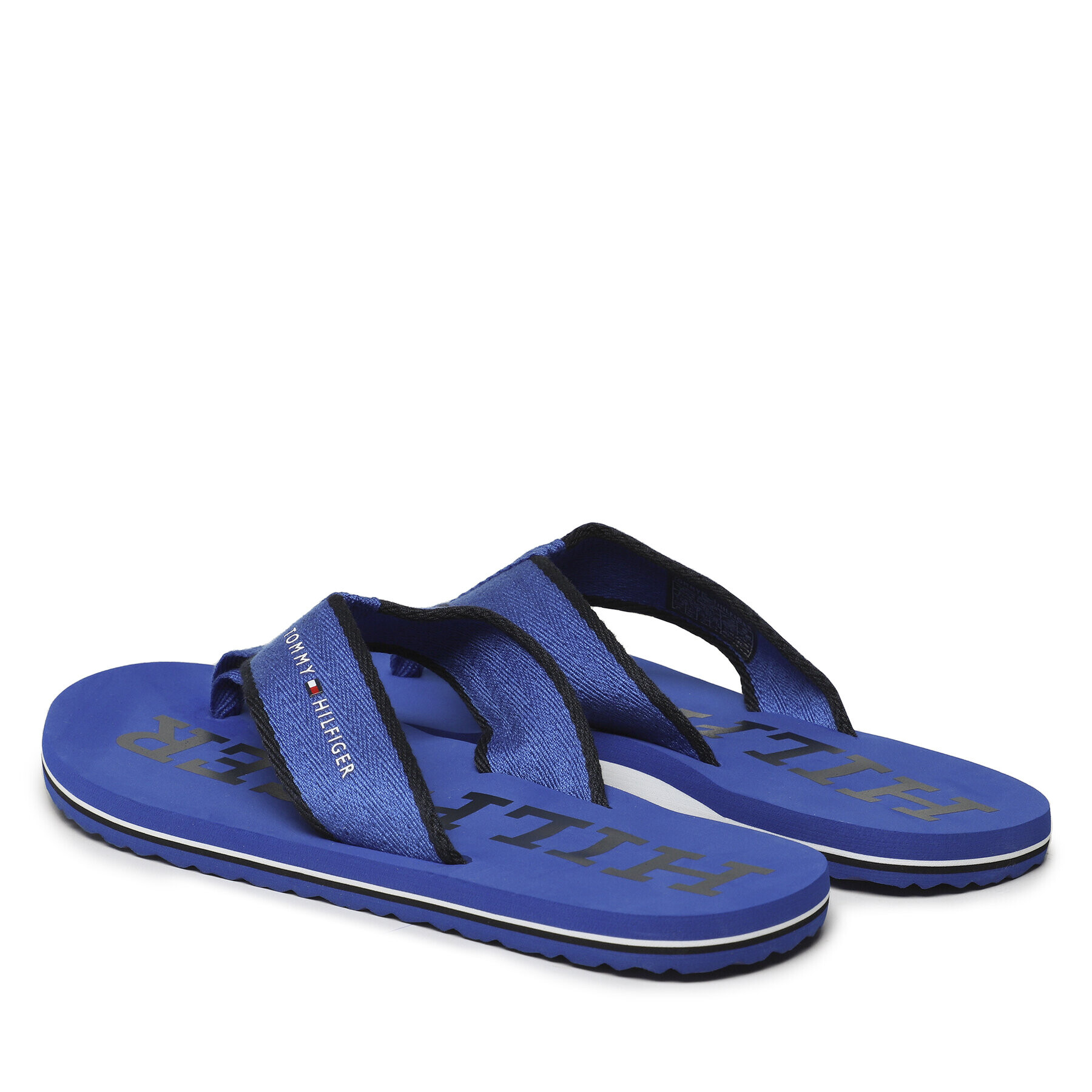 Tommy Hilfiger Japonke Classic Hilfiger Beach Sandal FM0FM04617 Modra - Pepit.si