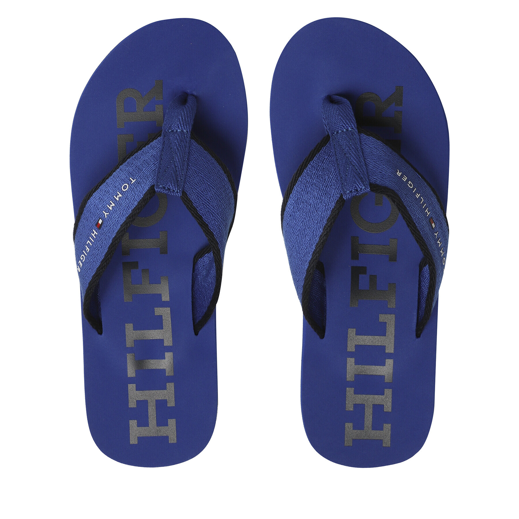 Tommy Hilfiger Japonke Classic Hilfiger Beach Sandal FM0FM04617 Modra - Pepit.si