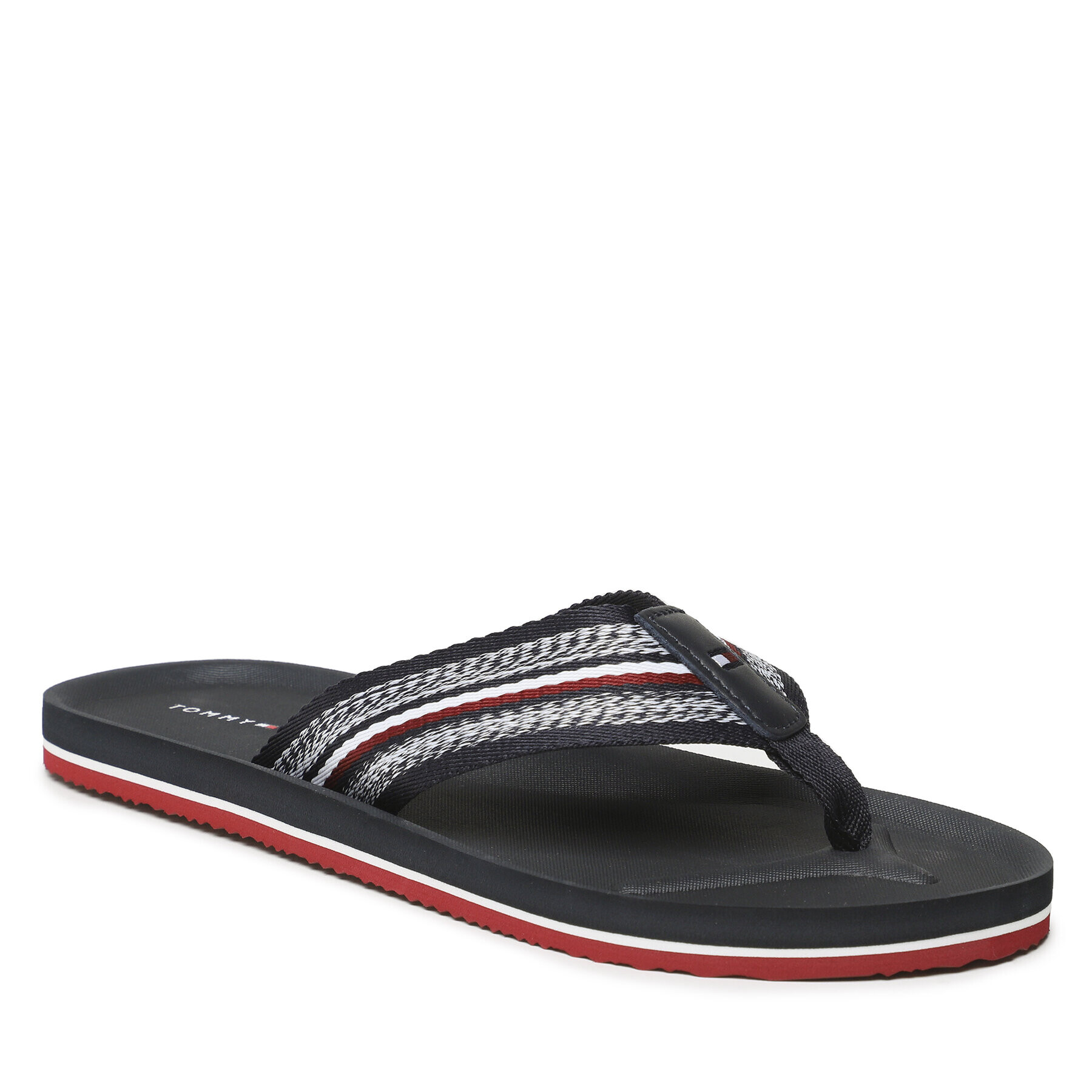 Tommy Hilfiger Japonke Comfort Corporate Beach Sandal FM0FM04616 Mornarsko modra - Pepit.si