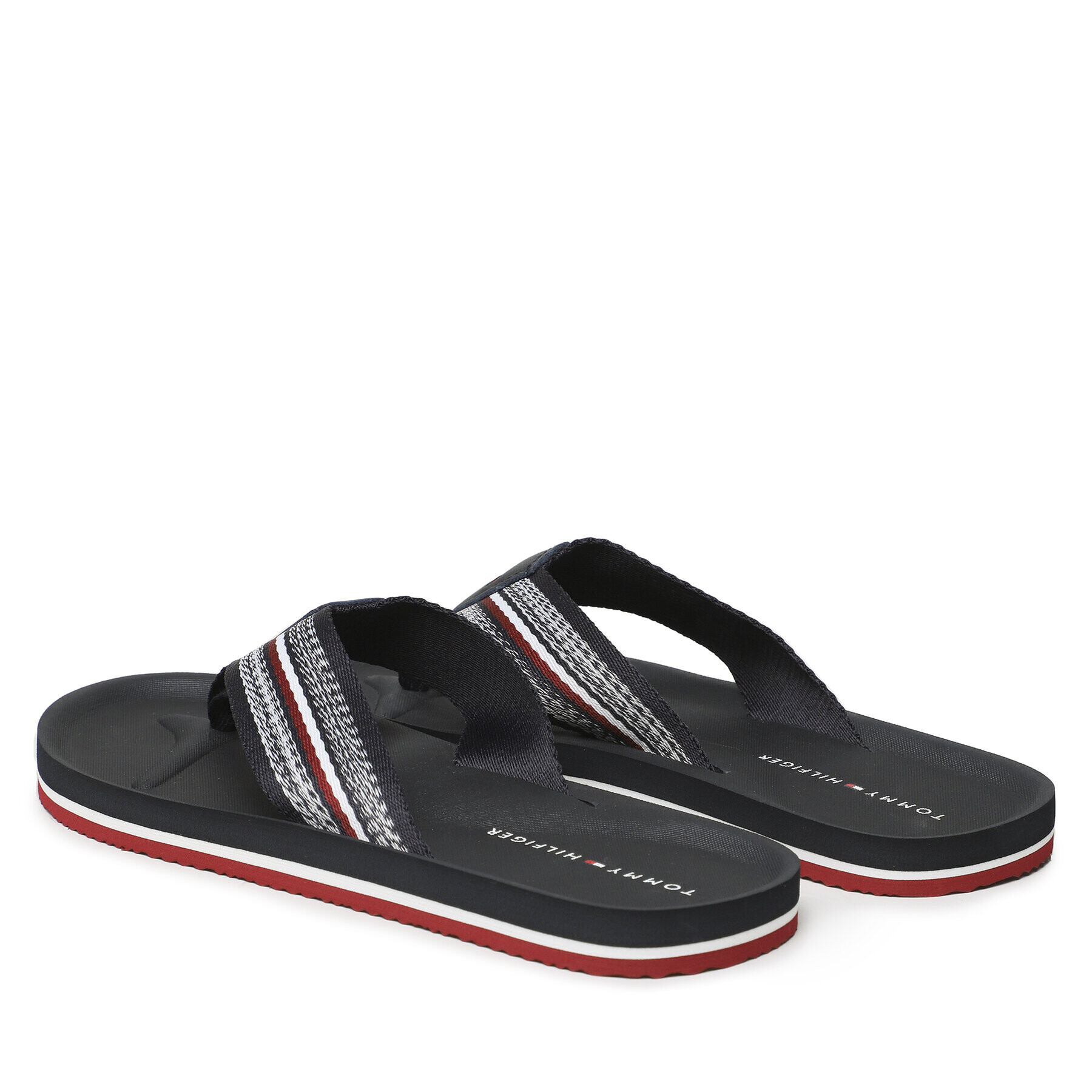 Tommy Hilfiger Japonke Comfort Corporate Beach Sandal FM0FM04616 Mornarsko modra - Pepit.si