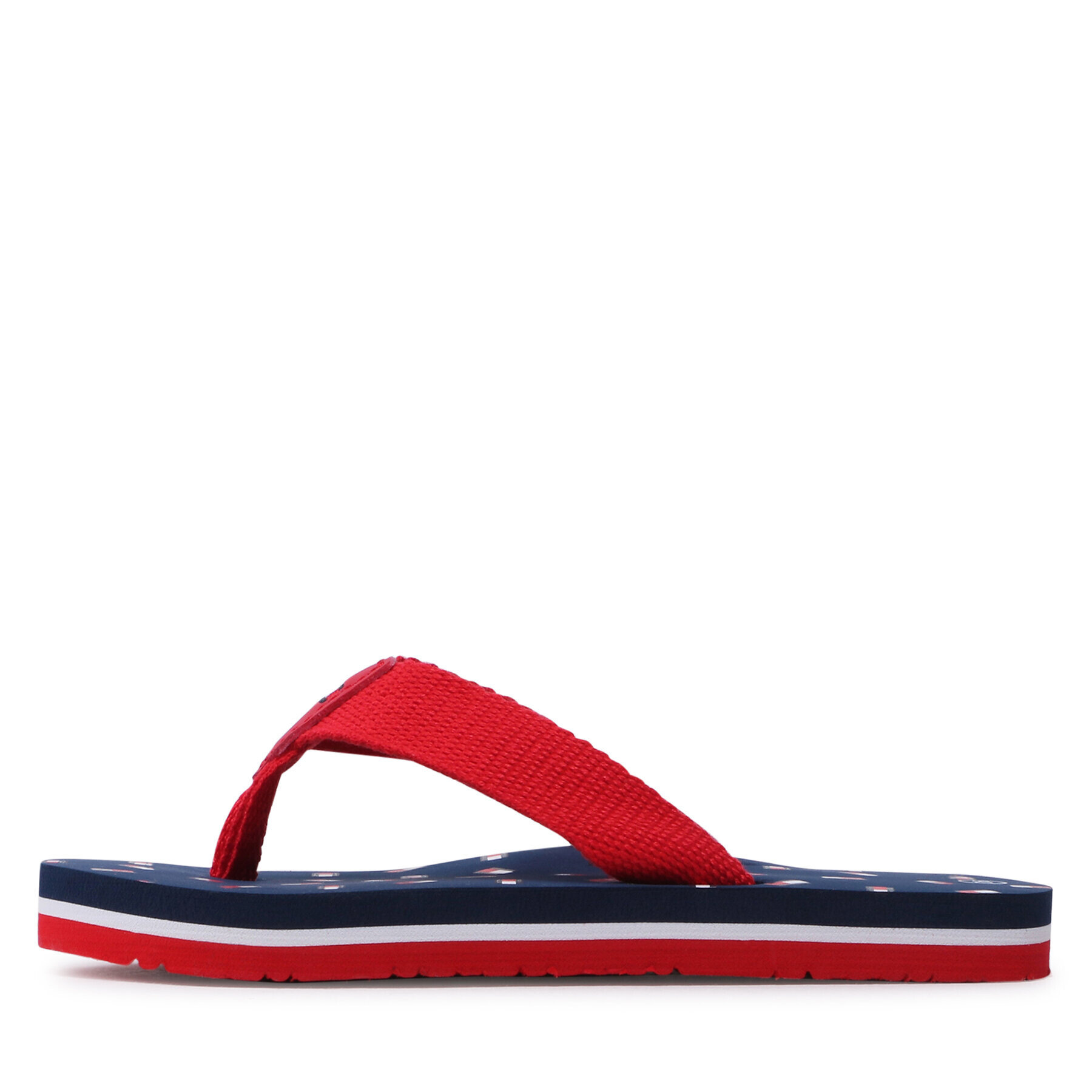 Tommy Hilfiger Japonke Flag Flip Flop T3X8-32923-0058 M Rdeča - Pepit.si