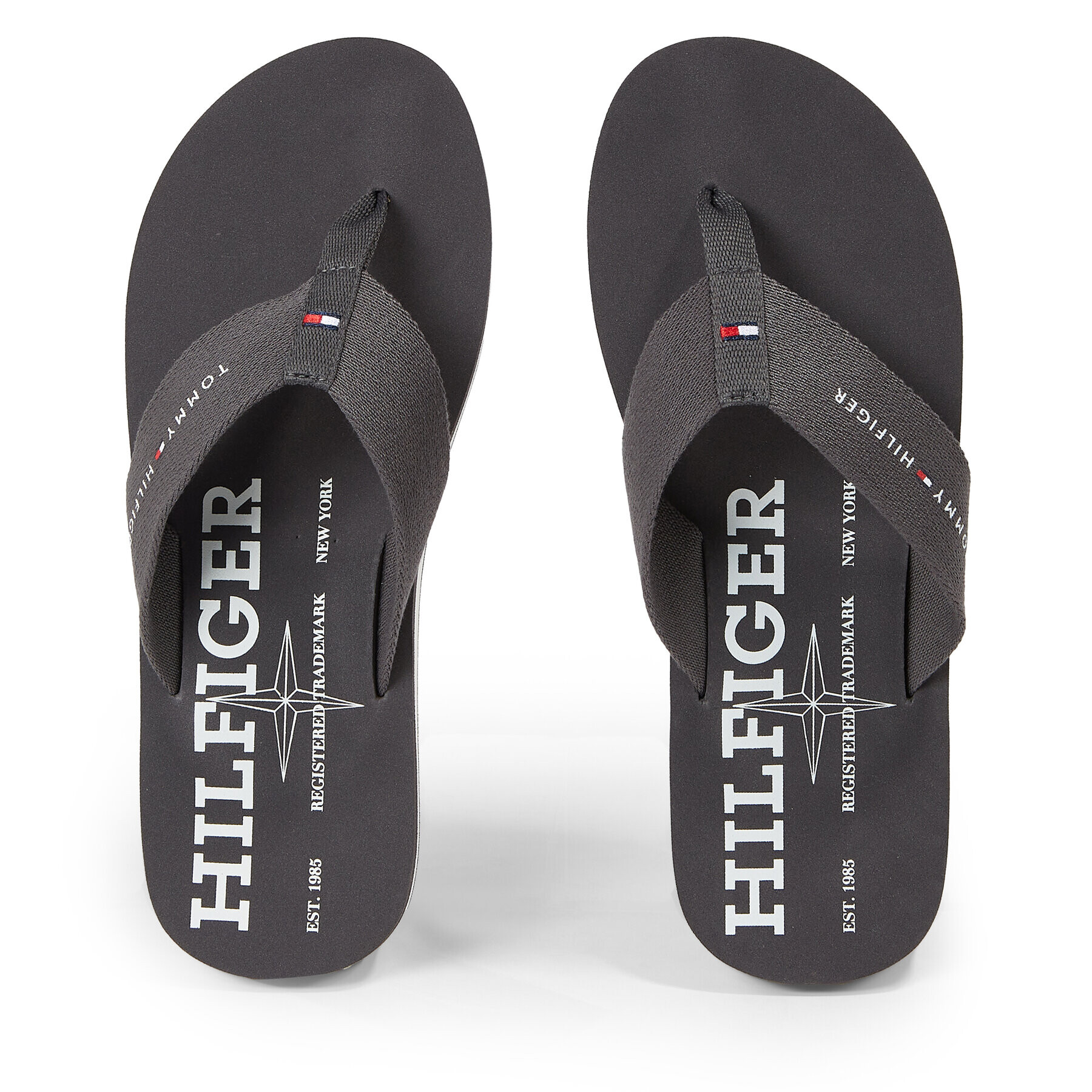 Tommy Hilfiger Japonke Im R Trademark Beach Sandal FM0FM04863 Siva - Pepit.si