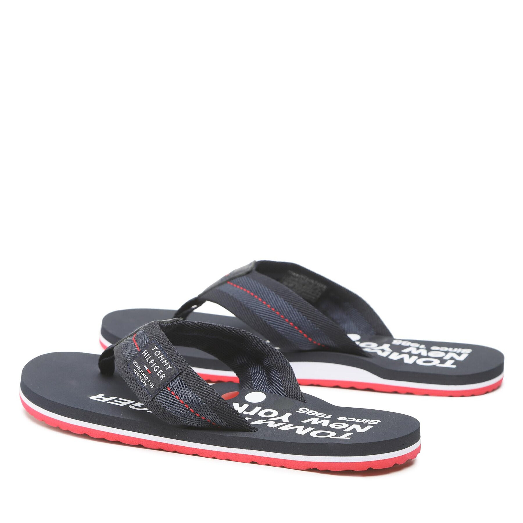 Tommy Hilfiger Japonke Patch Beach Sandal FM0FM04410 Mornarsko modra - Pepit.si