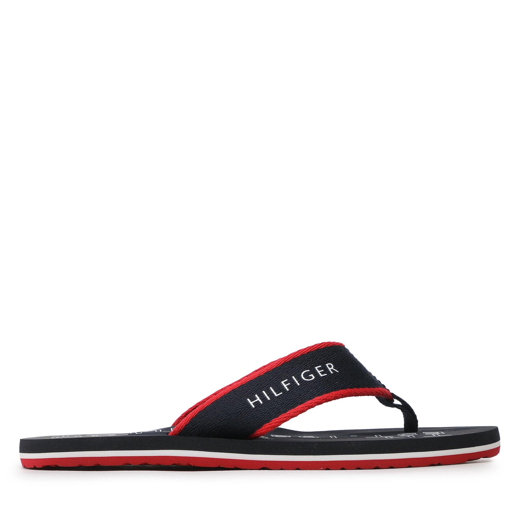 Tommy Hilfiger Japonke Sporty Hilfiger Beach Sandal FM0FM04469 Mornarsko modra - Pepit.si