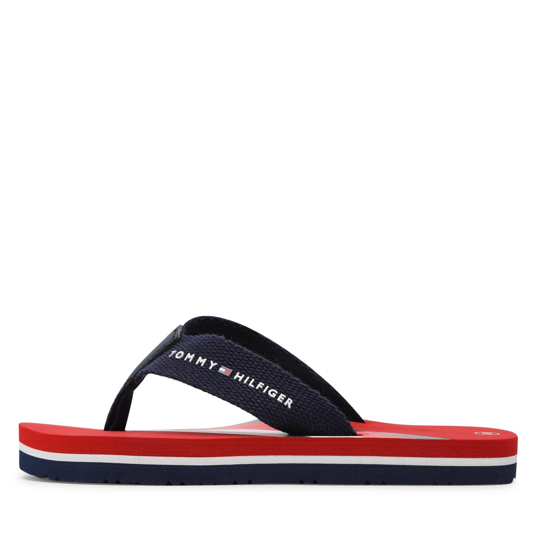 Tommy Hilfiger Japonke Stripes Flip Flop T3B8-32920-0058 M Mornarsko modra - Pepit.si