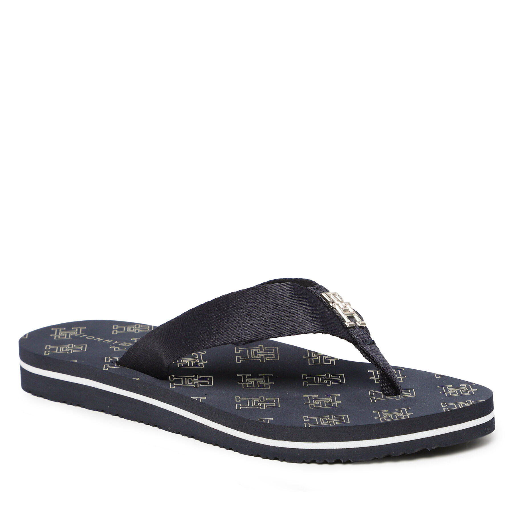 Tommy Hilfiger Japonke Th Elevated Flip Flop FW0FW07420 Mornarsko modra - Pepit.si