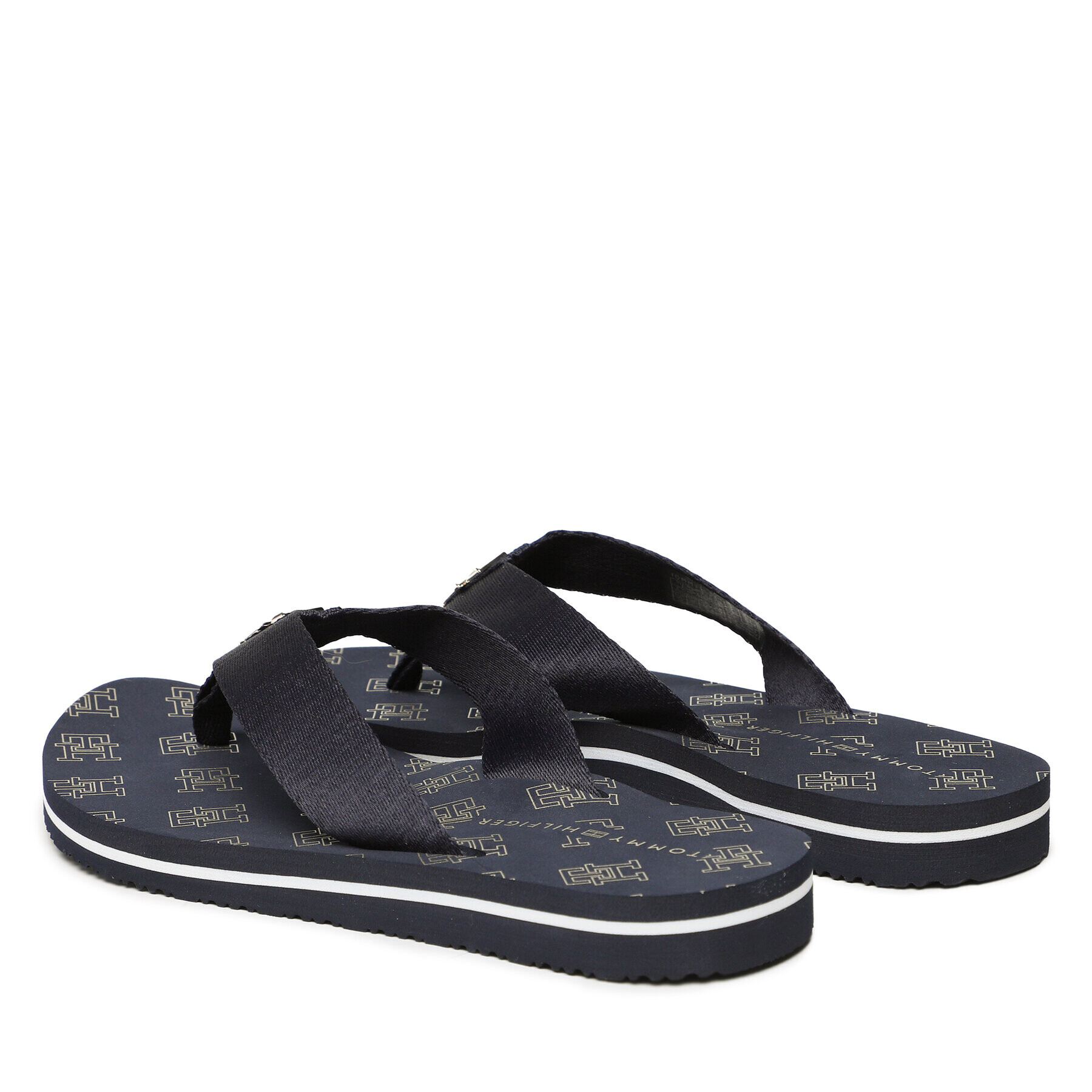 Tommy Hilfiger Japonke Th Elevated Flip Flop FW0FW07420 Mornarsko modra - Pepit.si