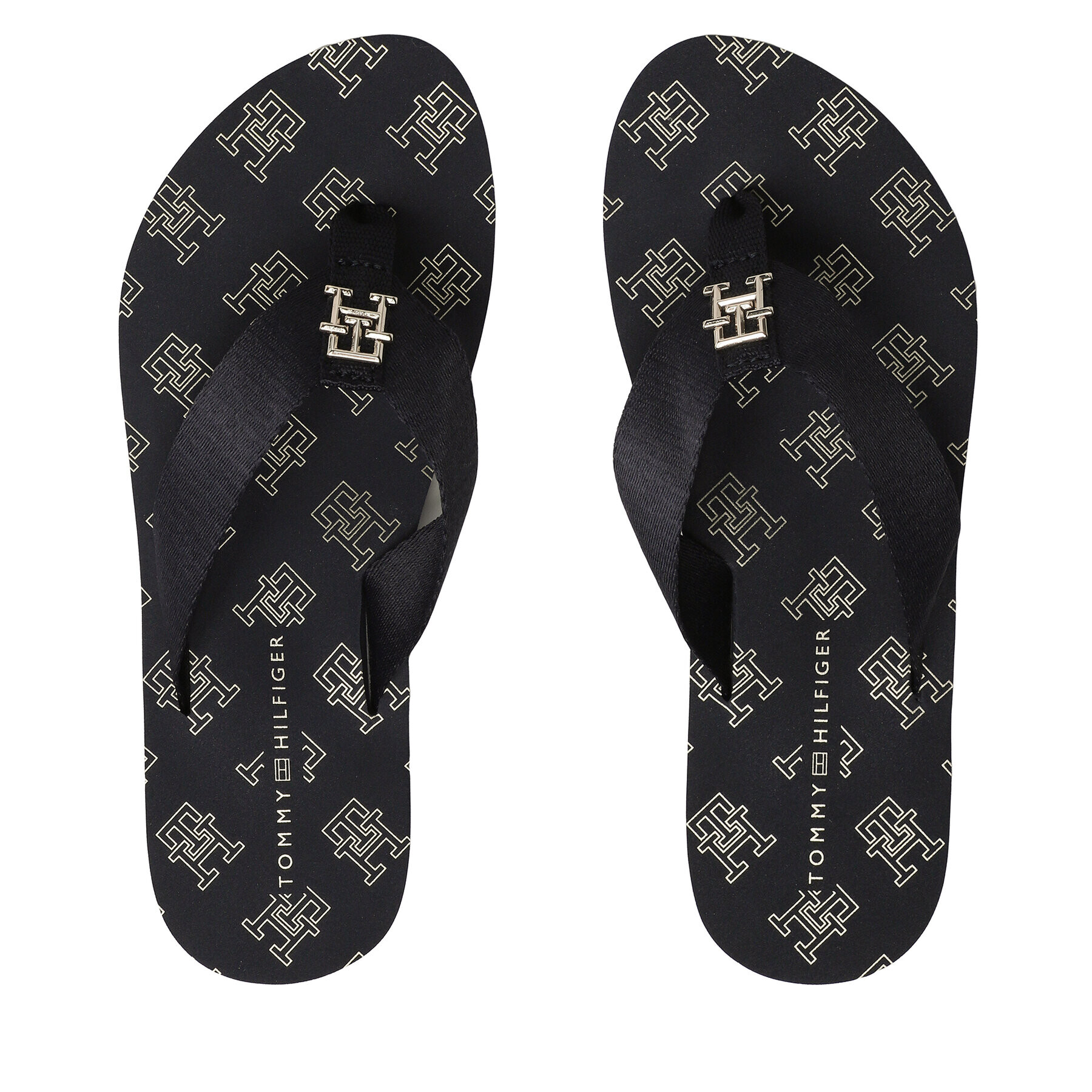 Tommy Hilfiger Japonke Th Elevated Flip Flop FW0FW07420 Mornarsko modra - Pepit.si