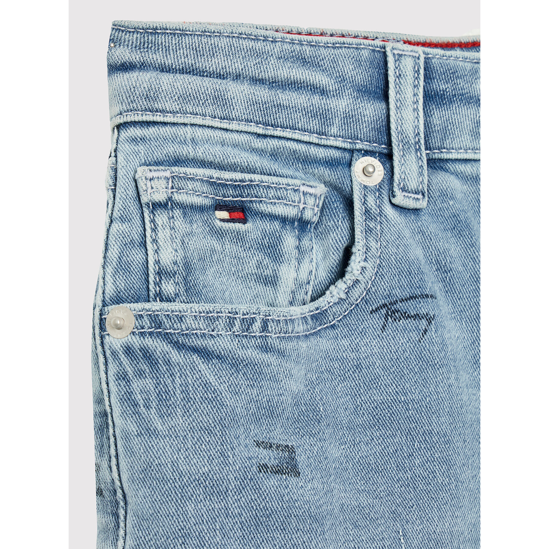 Tommy Hilfiger Jeans kratke hlače Modern KB0KB07418 M Modra Straight Fit - Pepit.si