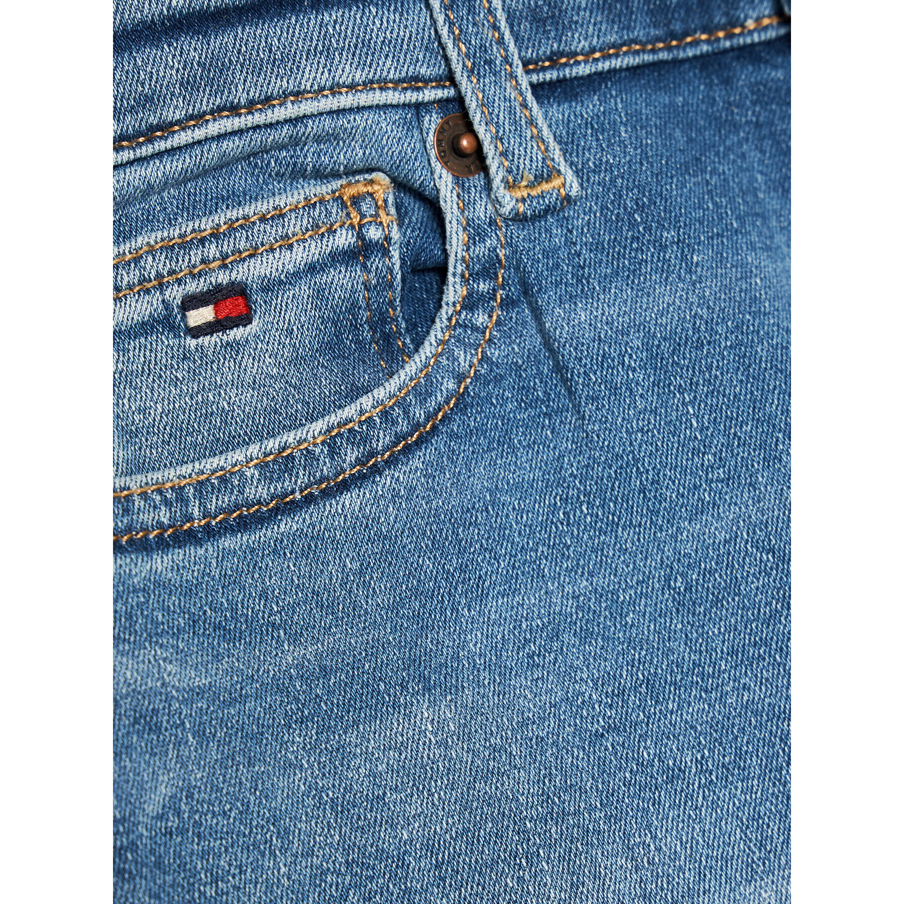 Tommy Hilfiger Jeans kratke hlače Spencer KB0KB06473 D Mornarsko modra Slim Fit - Pepit.si