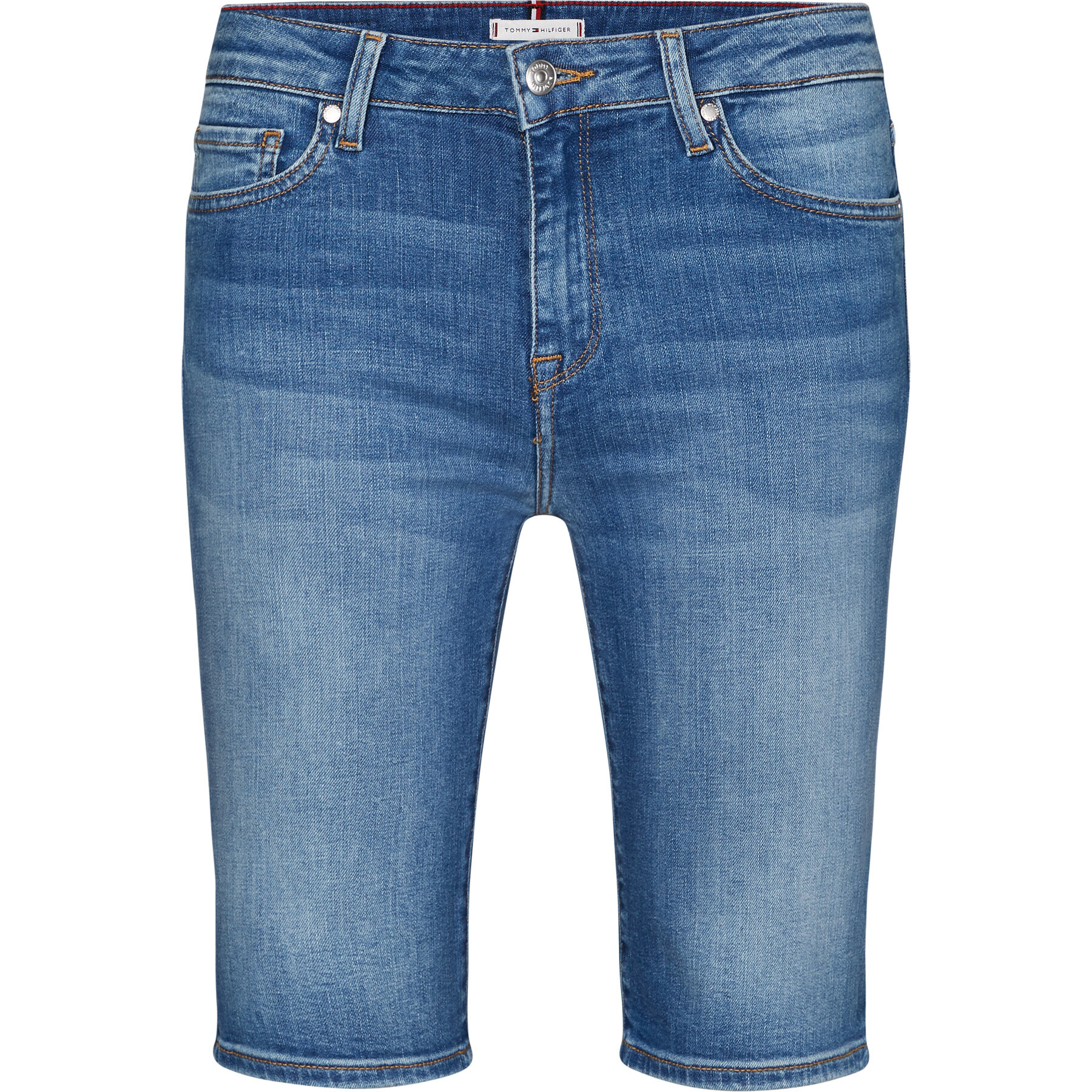 Tommy Hilfiger Jeans kratke hlače Venice WW0WW27838 Mornarsko modra Slim Fit - Pepit.si