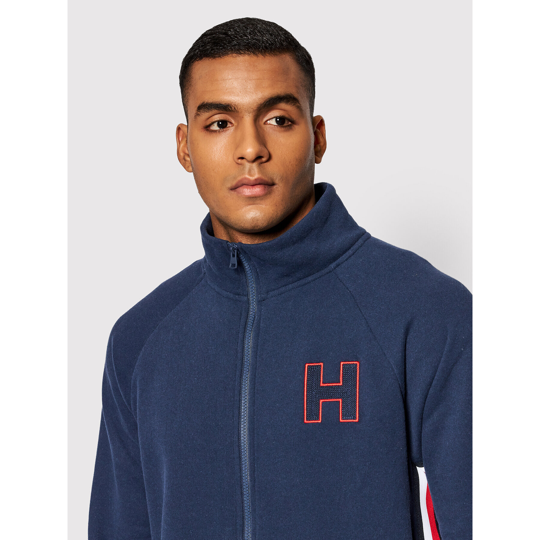 Tommy Hilfiger Jopa Fz Bomber UM0UM02369 Mornarsko modra Regular Fit - Pepit.si