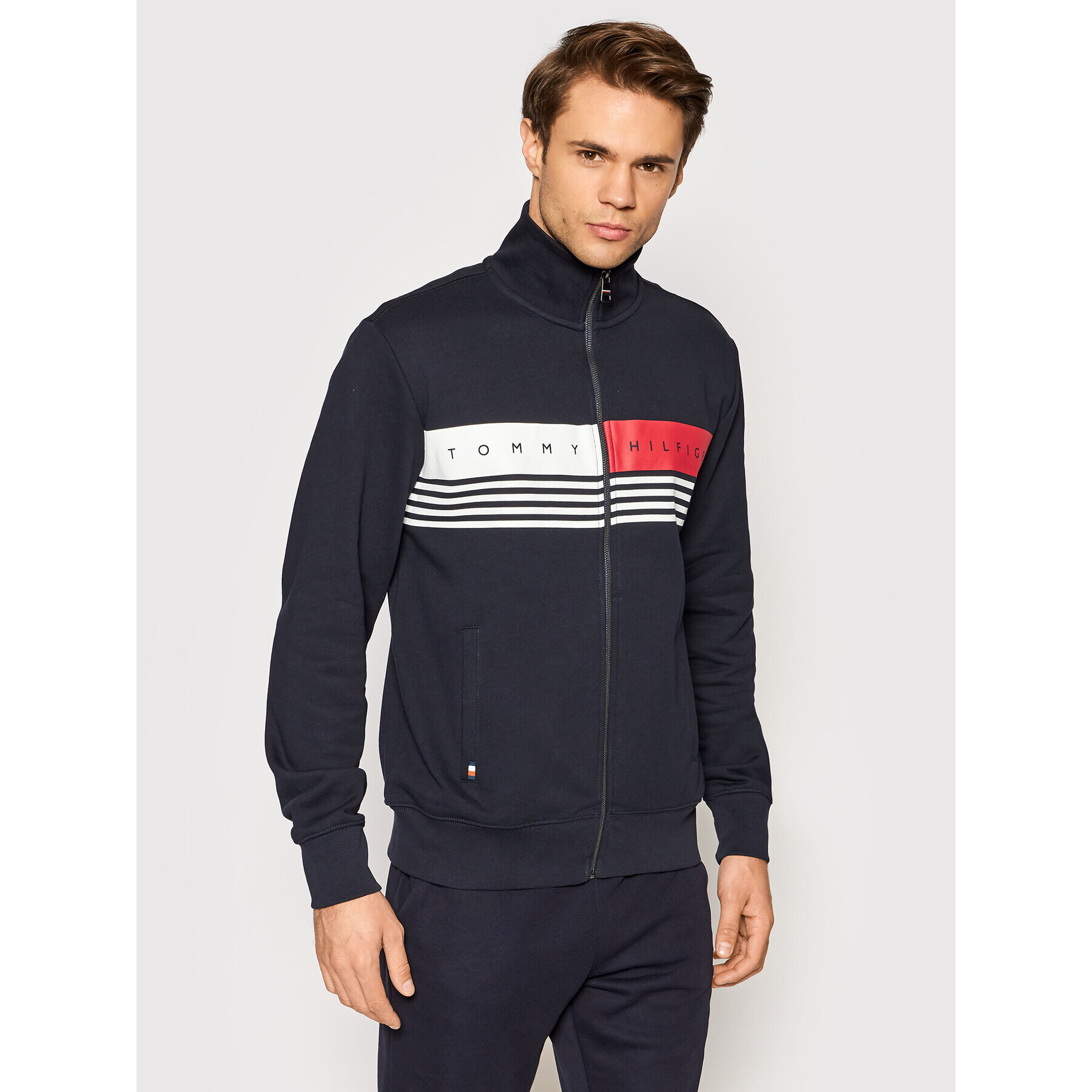 Tommy Hilfiger Jopa Logo MW0MW21094 Mornarsko modra Regular Fit - Pepit.si