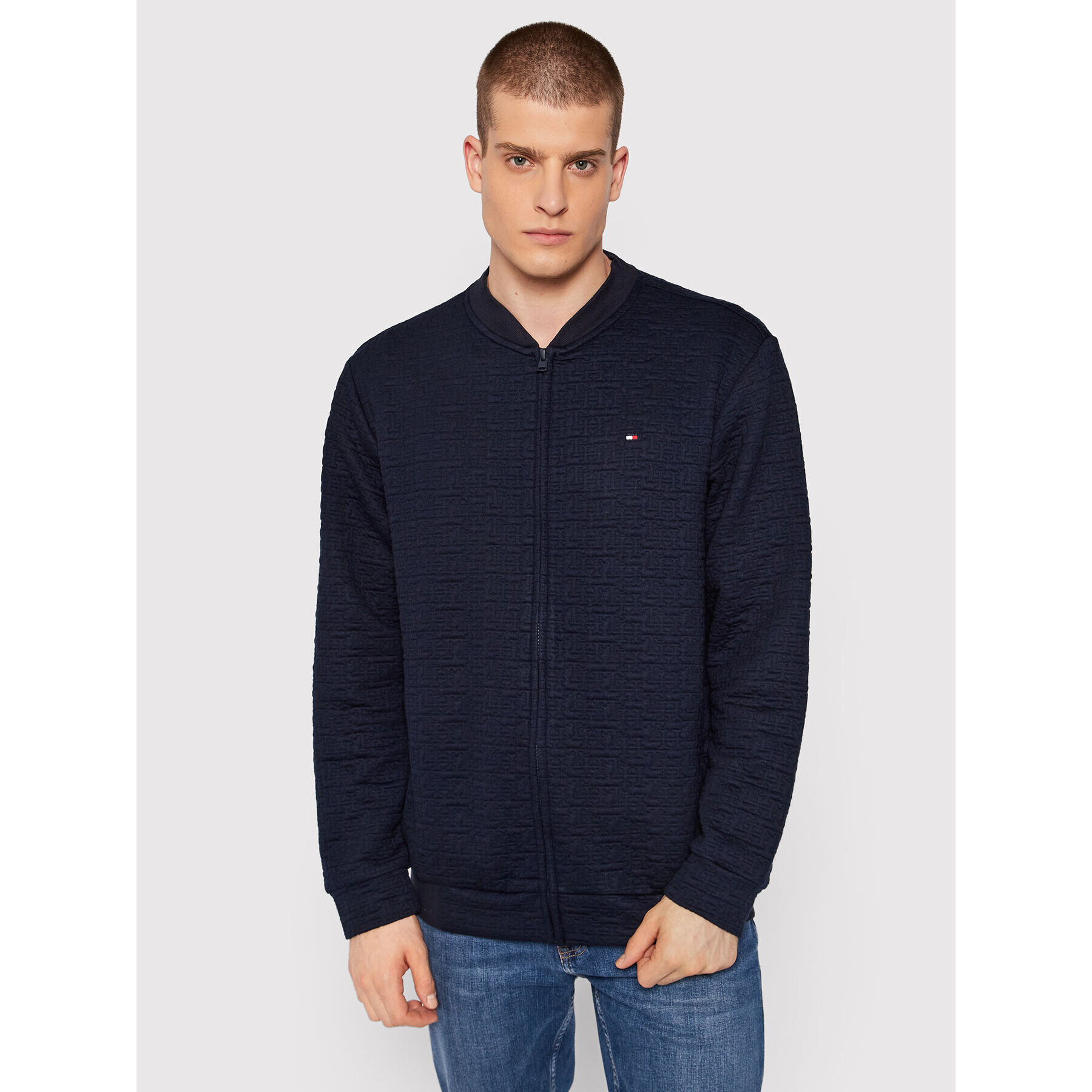 Tommy Hilfiger Jopa Quilted UM0UM02368 Mornarsko modra Regular Fit - Pepit.si