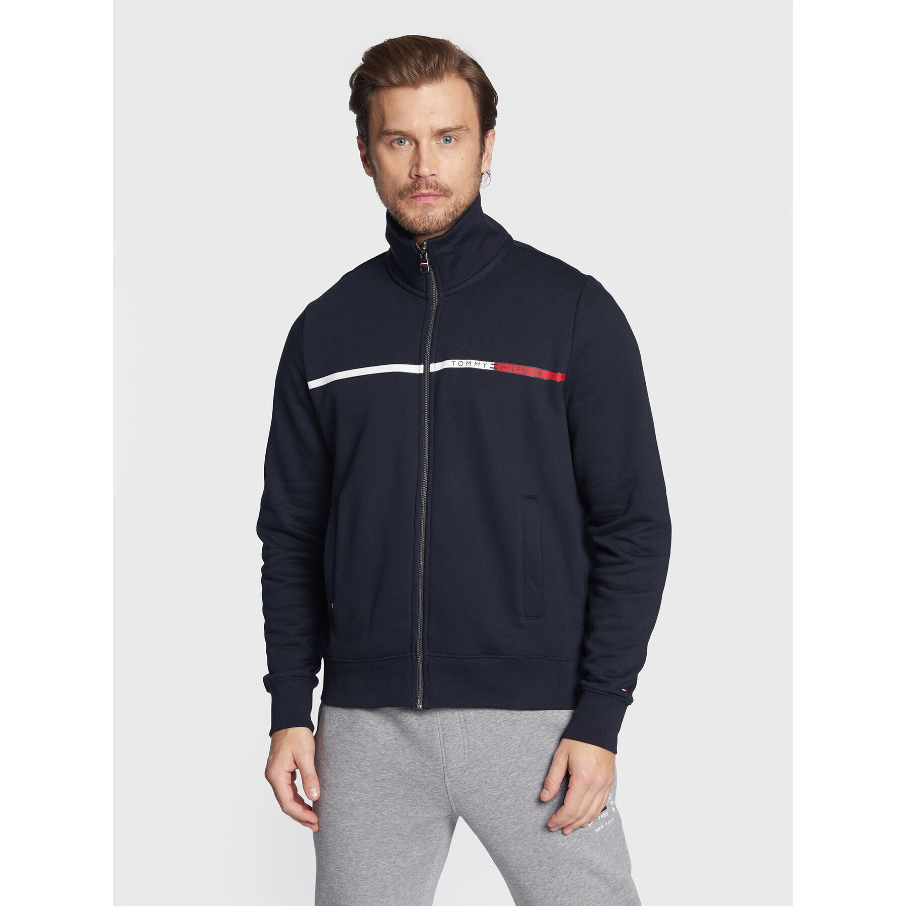 Tommy Hilfiger Jopa Two Tone MW0MW28759 Mornarsko modra Regular Fit - Pepit.si