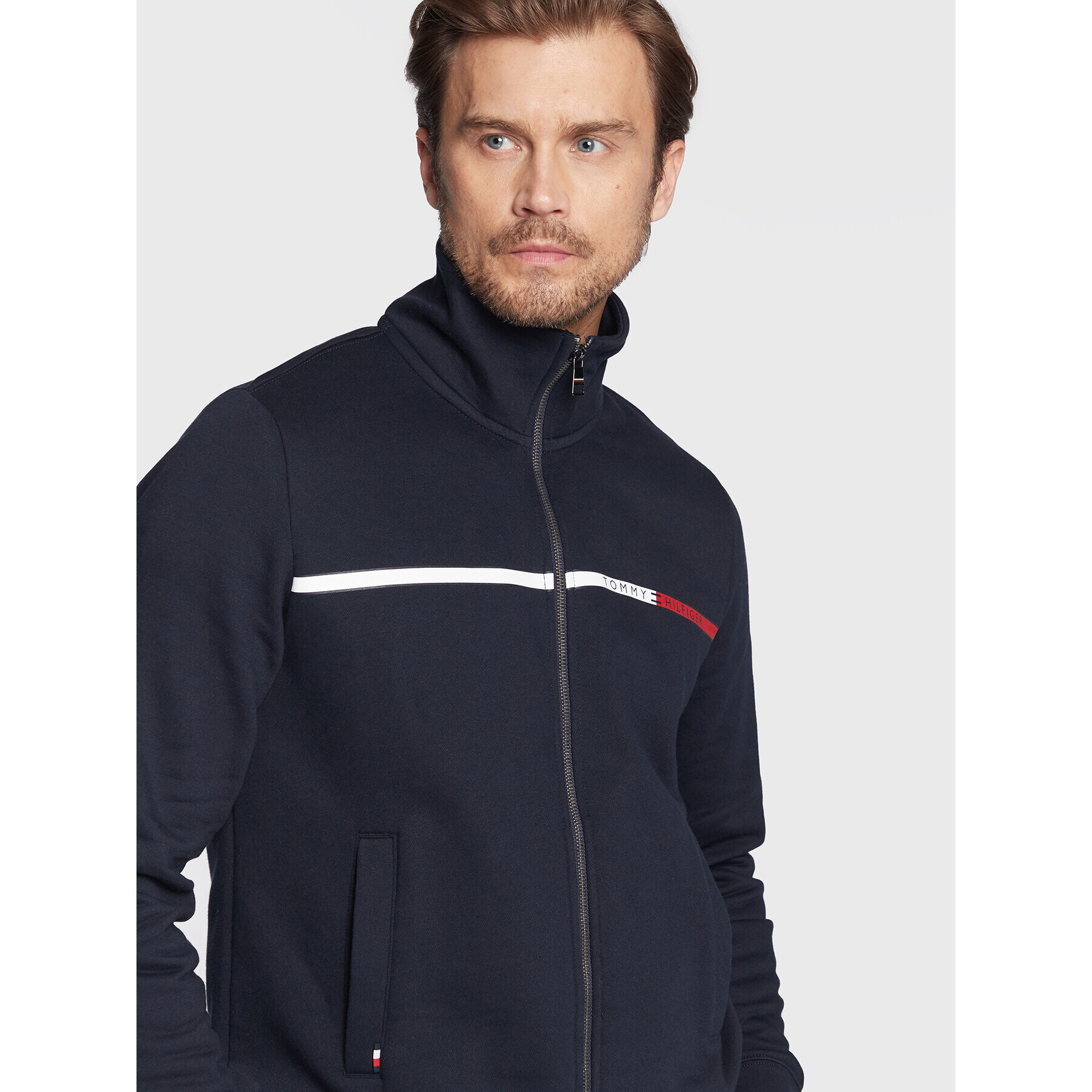 Tommy Hilfiger Jopa Two Tone MW0MW28759 Mornarsko modra Regular Fit - Pepit.si