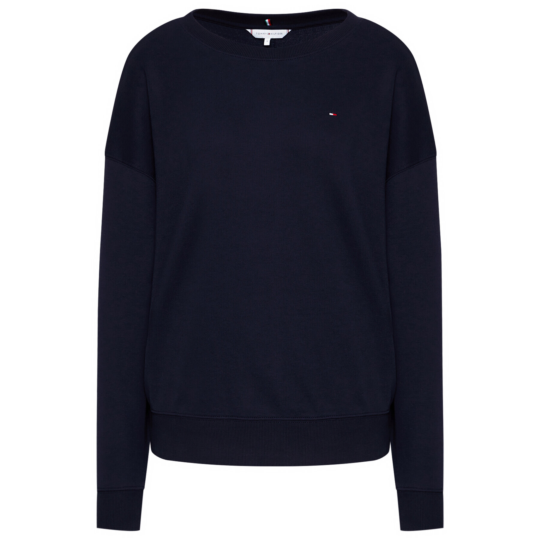 Tommy Hilfiger Jopa WW0WW30683 Mornarsko modra Oversize - Pepit.si