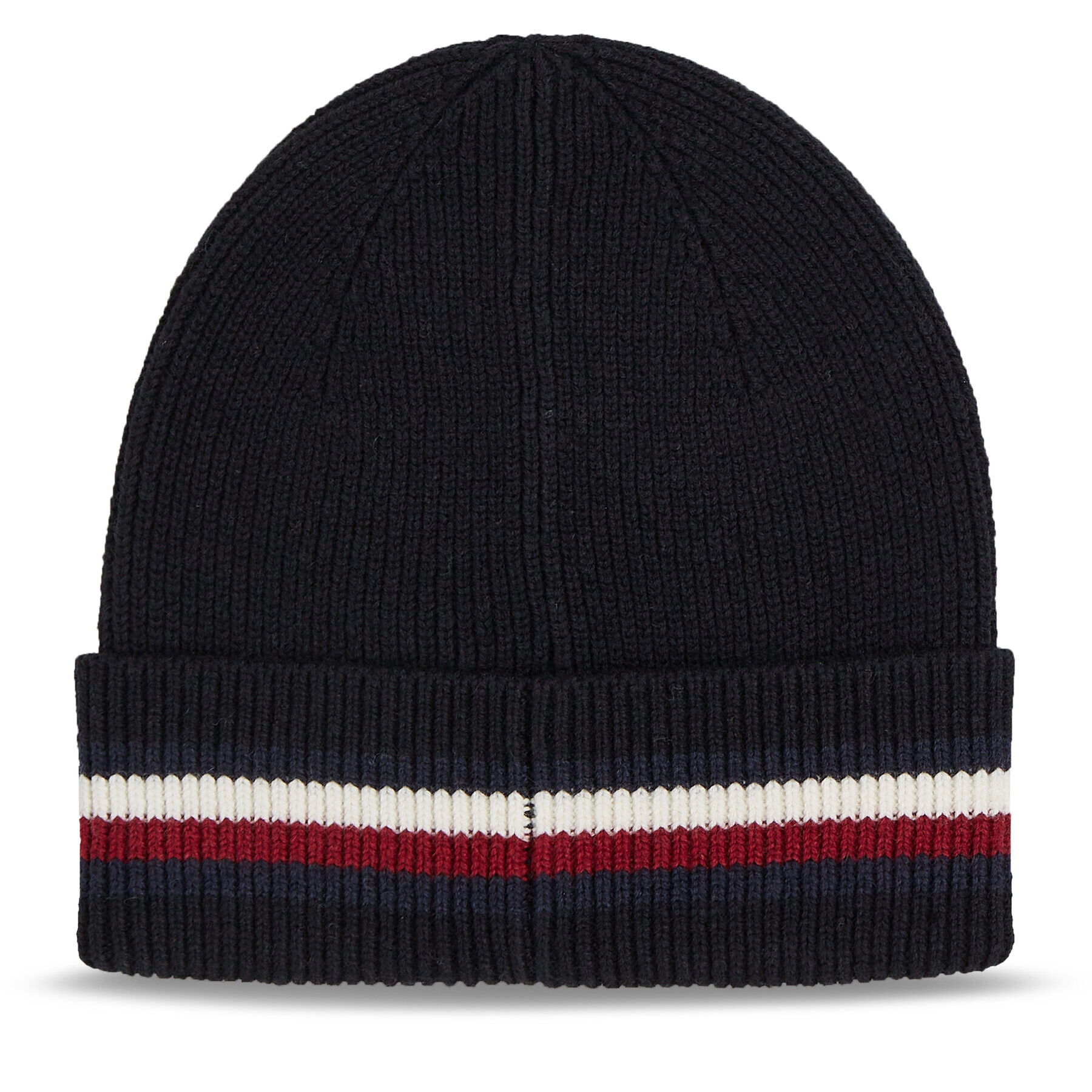 Tommy Hilfiger Kapa Corporate Beanie AM0AM11484 Črna - Pepit.si