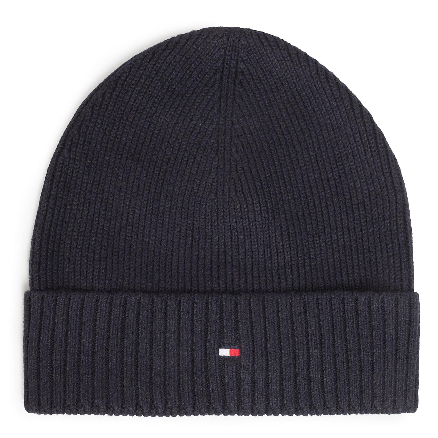 Tommy Hilfiger Kapa Pima Cotton Beanie AM0AM06573 Mornarsko modra - Pepit.si