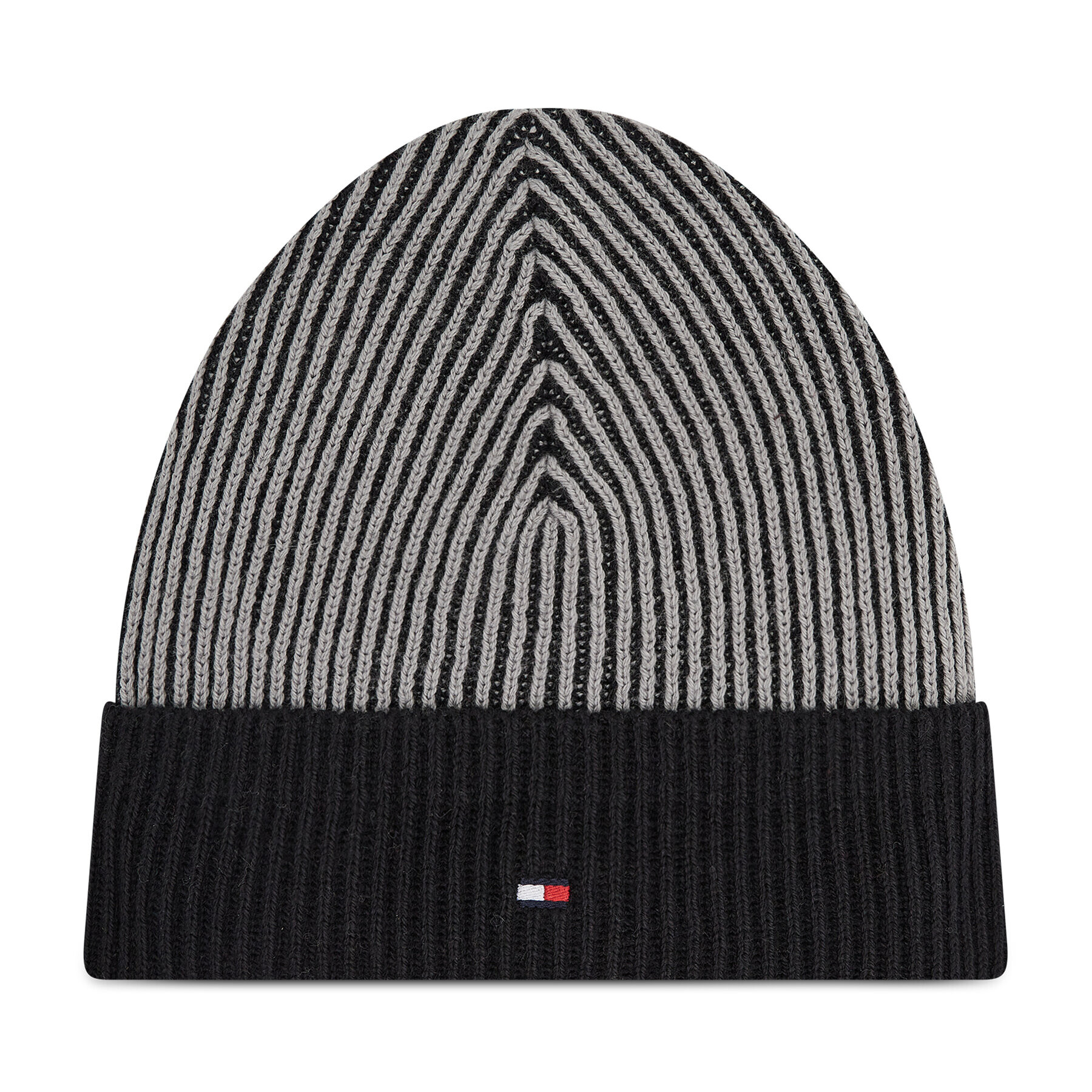 Tommy Hilfiger Kapa Pima Cotton Double Stitch Beanie AM0AM07870 Siva - Pepit.si