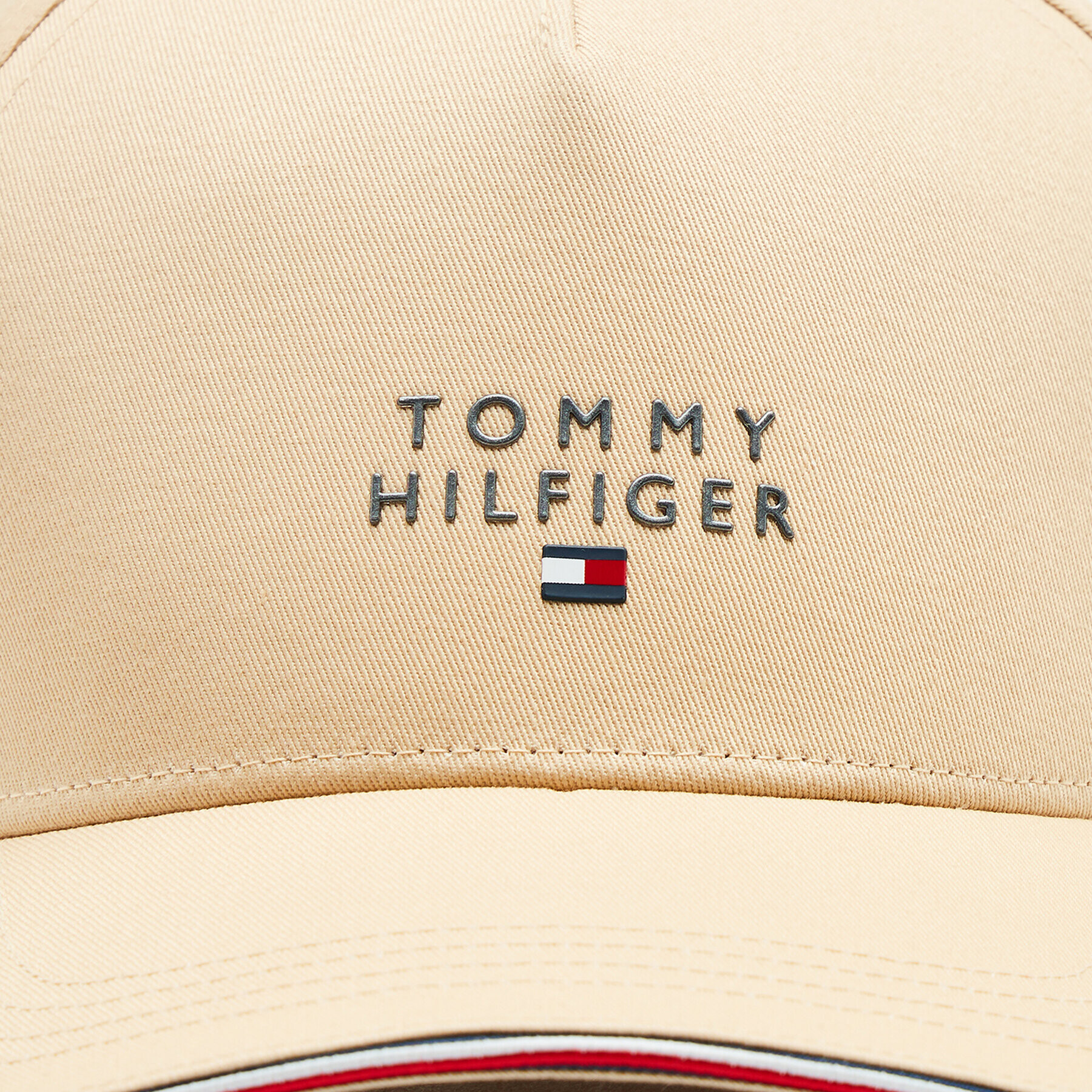 Tommy Hilfiger Kapa s šiltom AM0AM11447 Bež - Pepit.si