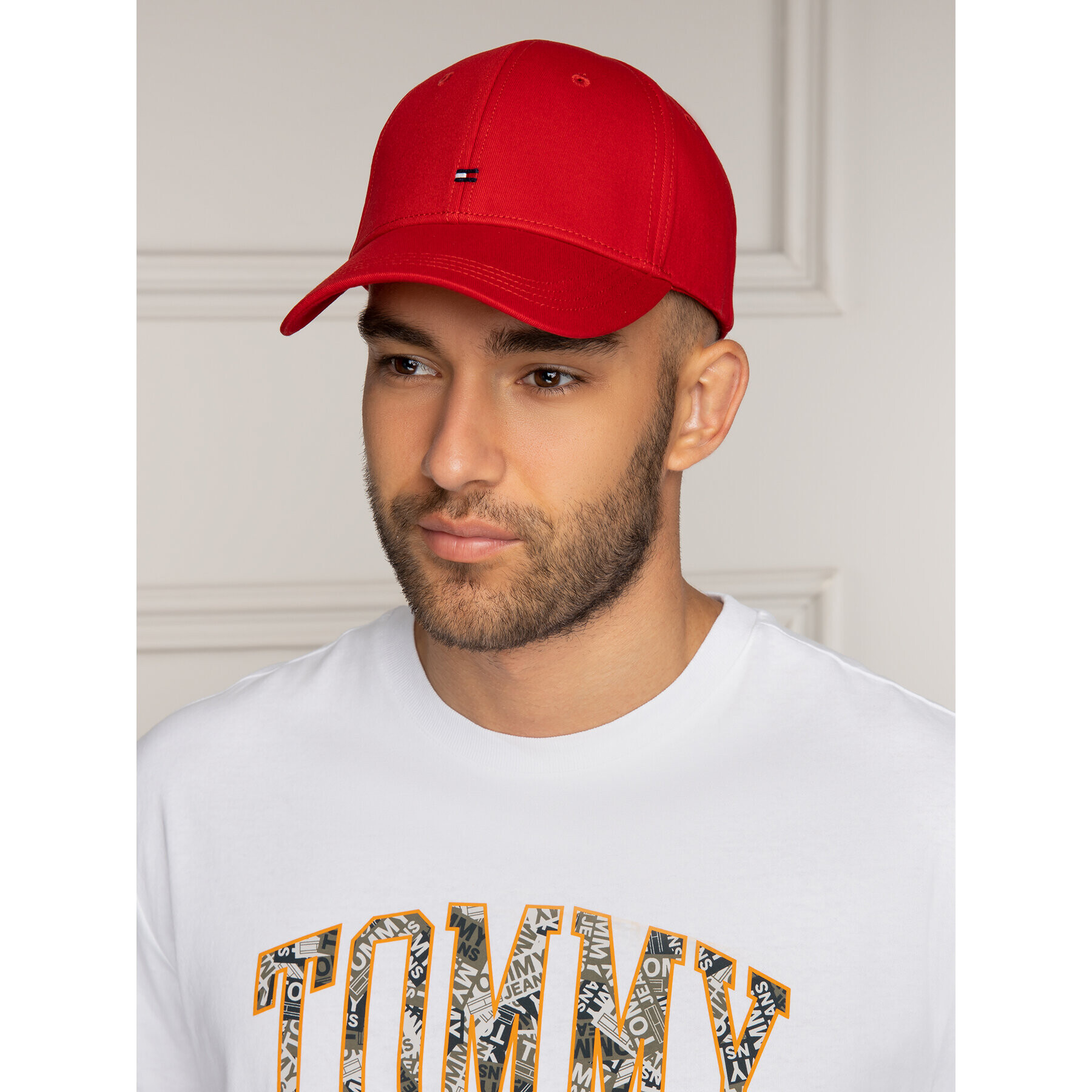 Tommy Hilfiger Kapa s šiltom Classic Bb Cap E367895041 Rdeča - Pepit.si