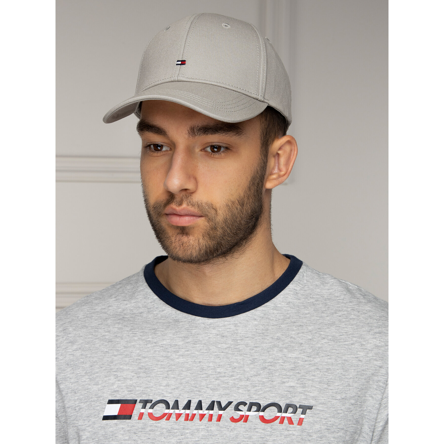 Tommy Hilfiger Kapa s šiltom Classic Bb Cap E367895041 Siva - Pepit.si