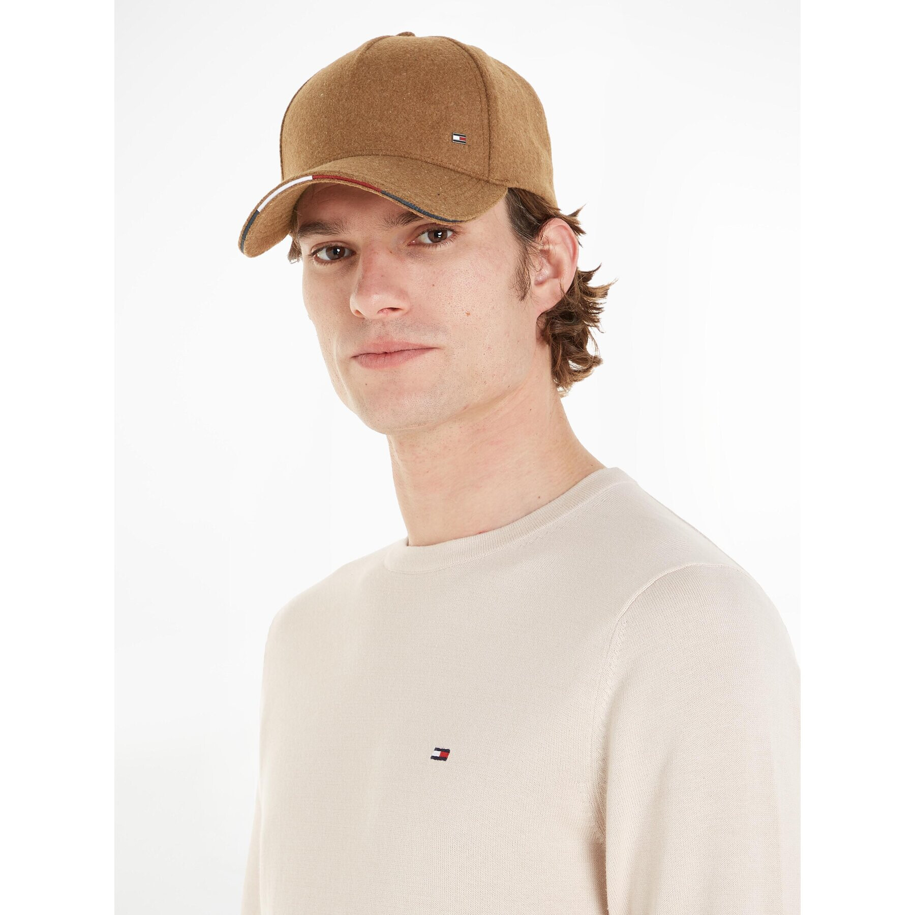 Tommy Hilfiger Kapa s šiltom Elevated Corporate Cap AM0AM11485 Bež - Pepit.si