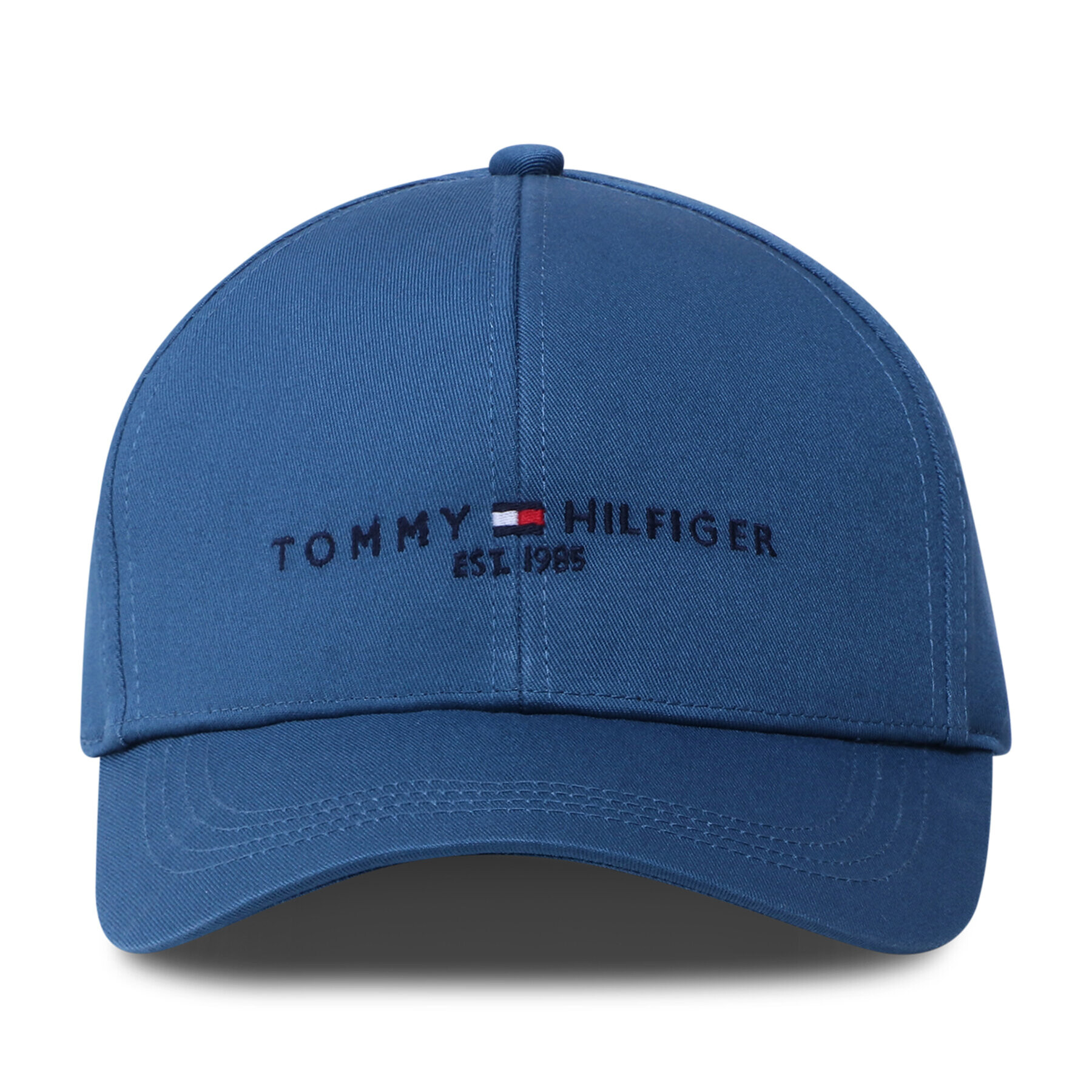 Tommy Hilfiger Kapa s šiltom Established Essential Cap AM0AM09487 Mornarsko modra - Pepit.si