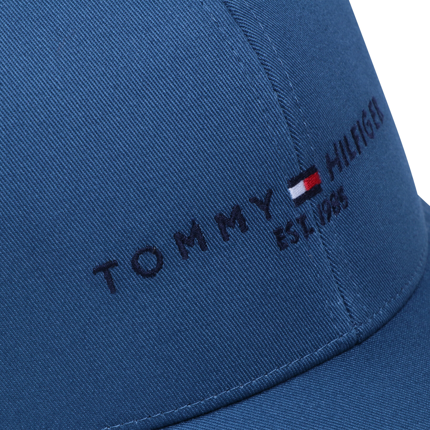 Tommy Hilfiger Kapa s šiltom Established Essential Cap AM0AM09487 Mornarsko modra - Pepit.si