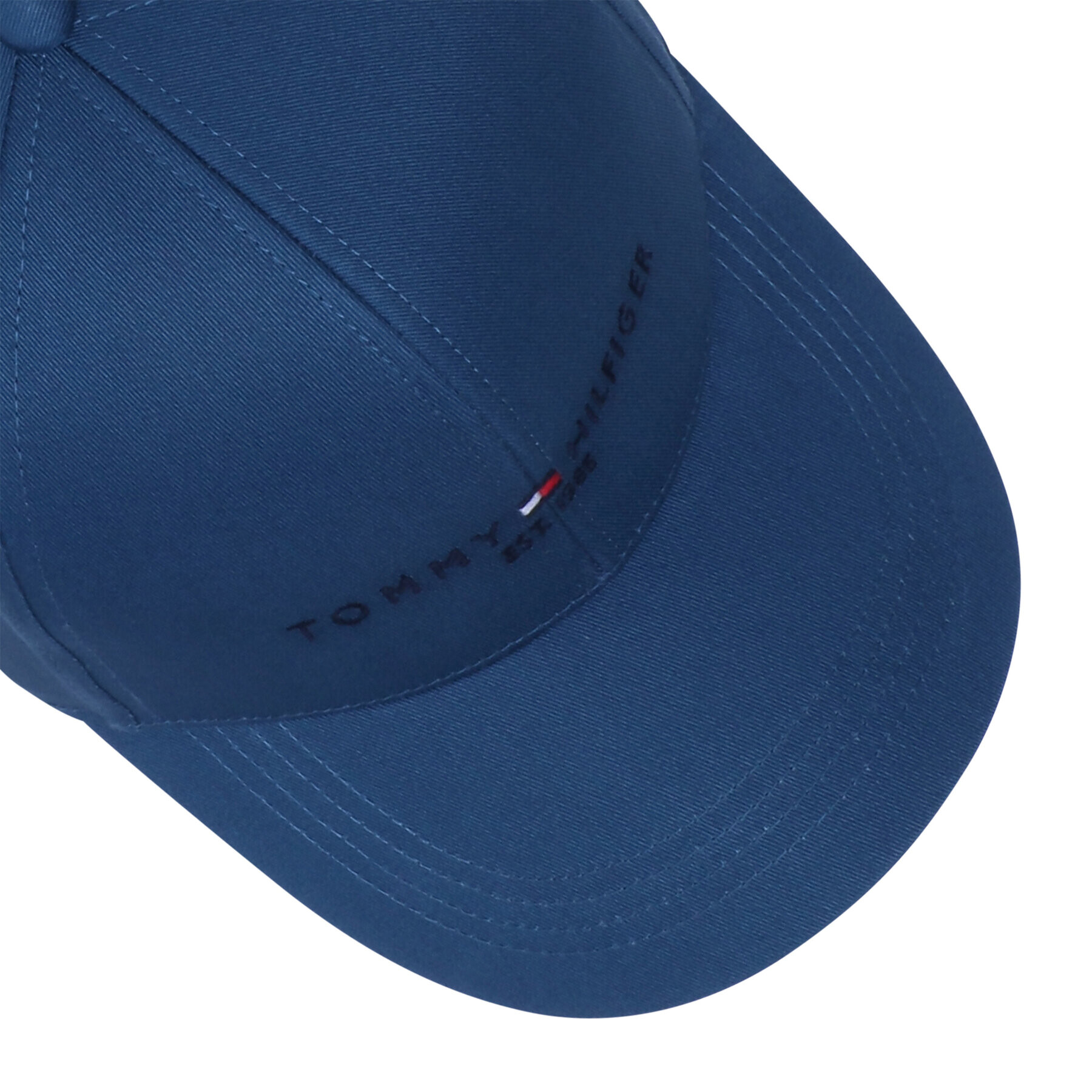 Tommy Hilfiger Kapa s šiltom Established Essential Cap AM0AM09487 Mornarsko modra - Pepit.si