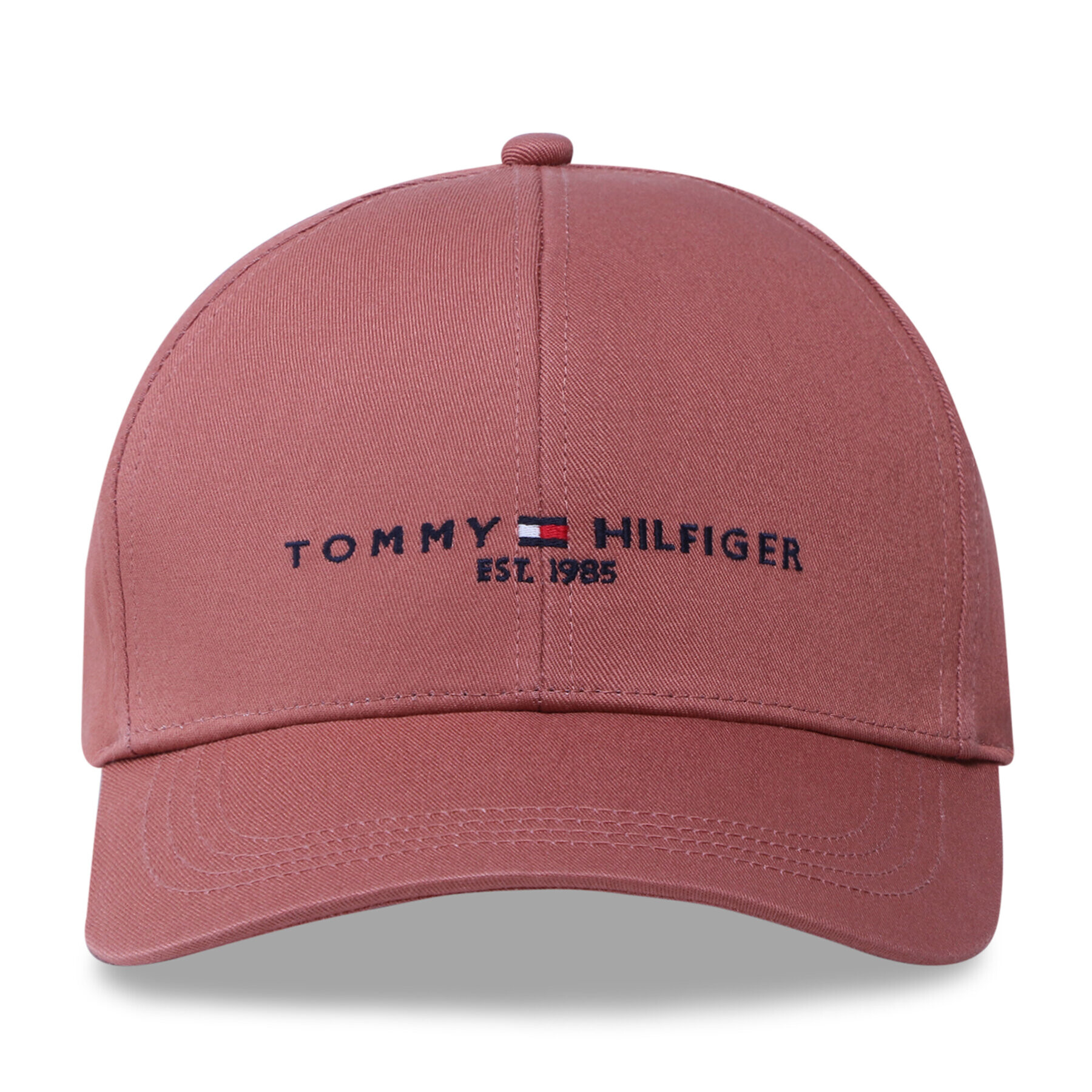 Tommy Hilfiger Kapa s šiltom Established Essential Cap AM0AM09487 Rjava - Pepit.si