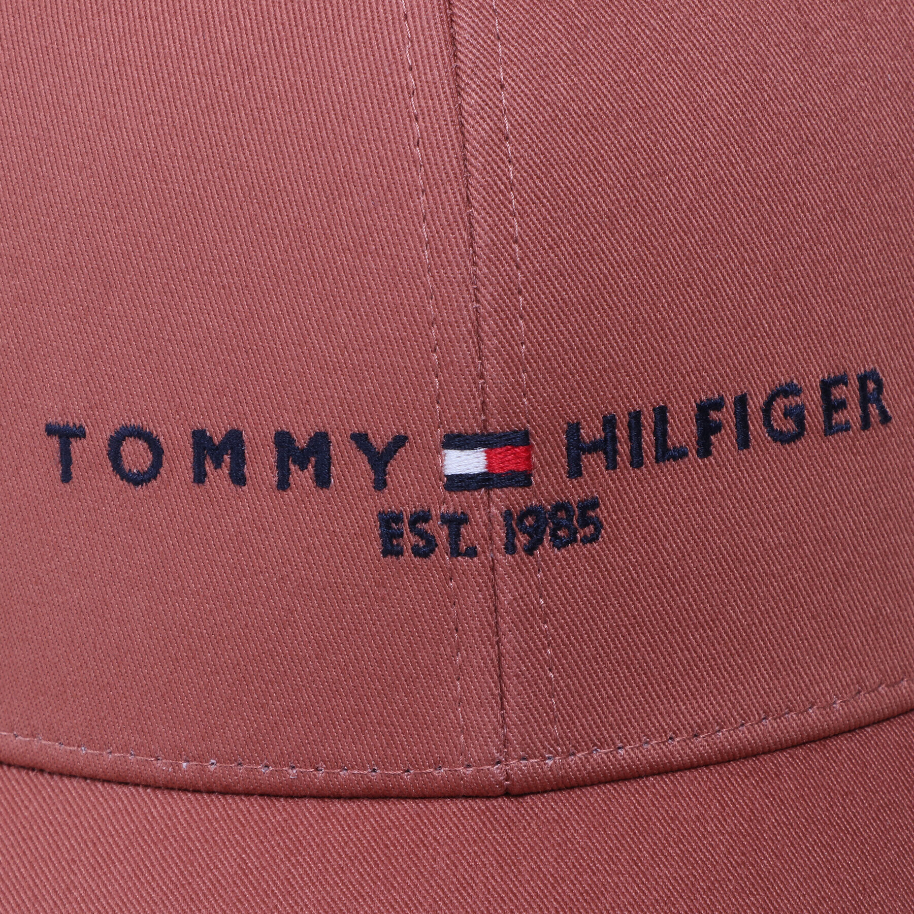 Tommy Hilfiger Kapa s šiltom Established Essential Cap AM0AM09487 Rjava - Pepit.si