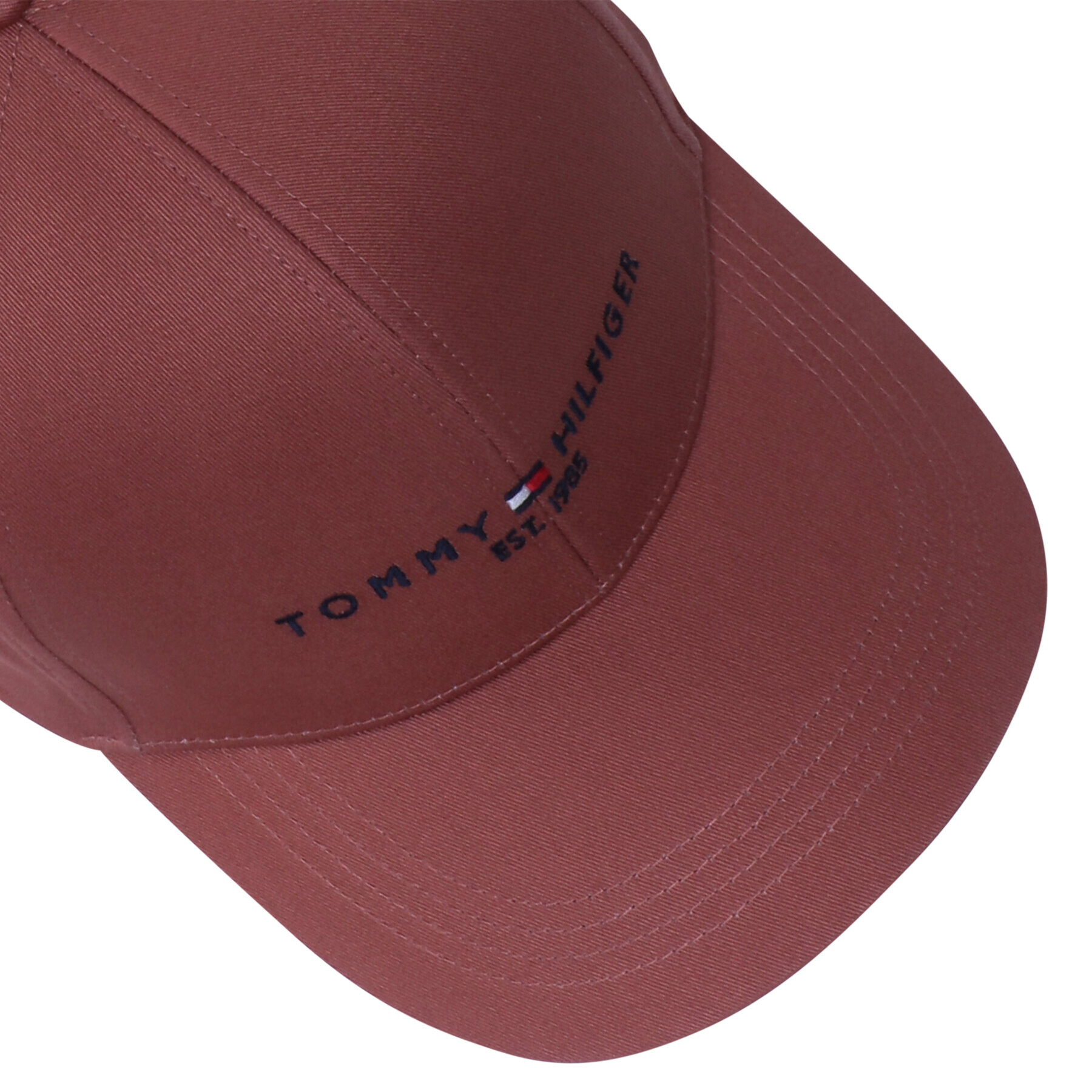 Tommy Hilfiger Kapa s šiltom Established Essential Cap AM0AM09487 Rjava - Pepit.si