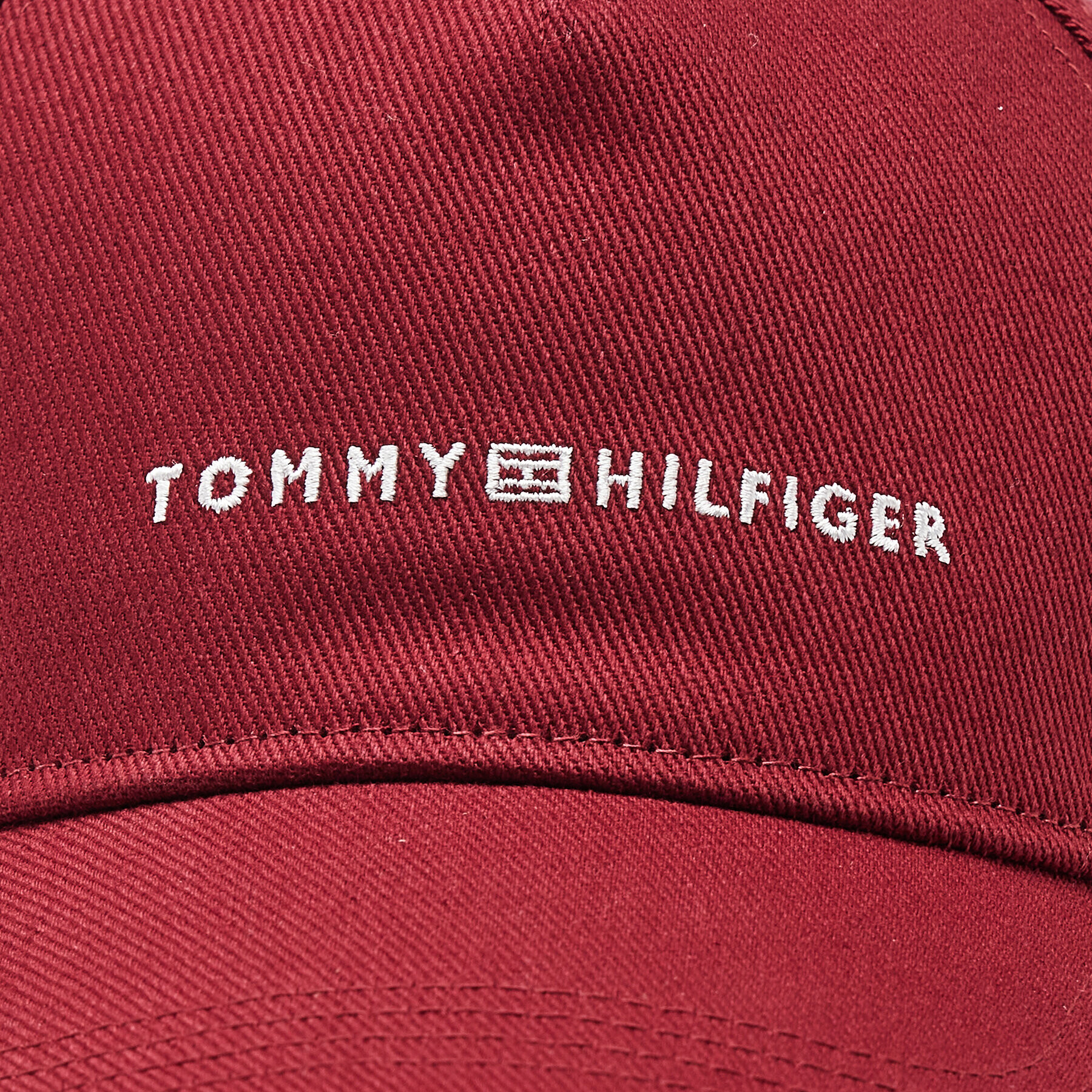 Tommy Hilfiger Kapa s šiltom Horizon AM0AM10533 Bordo rdeča - Pepit.si