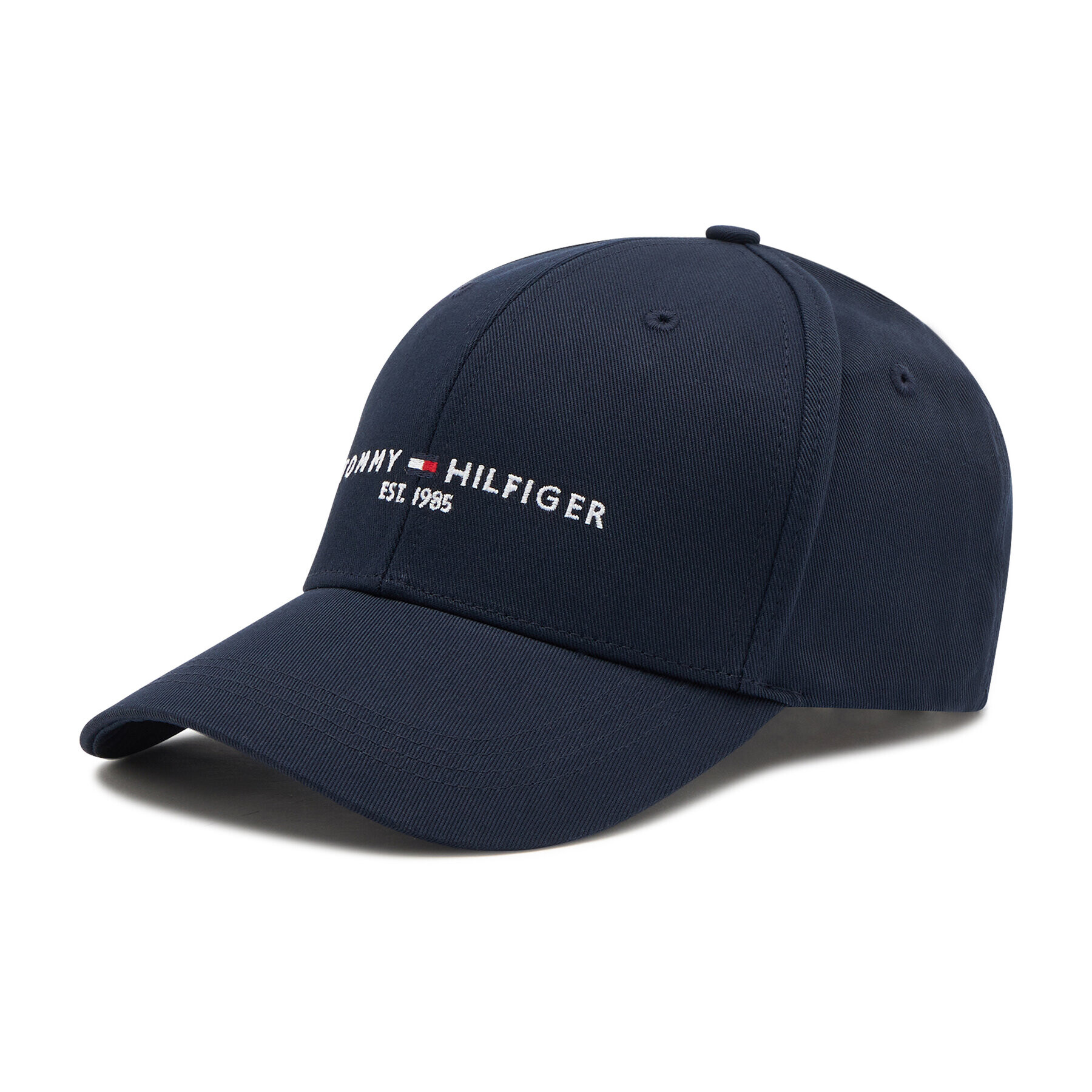 Tommy Hilfiger Kapa s šiltom Th Established Cap AM0AM07352 Mornarsko modra - Pepit.si