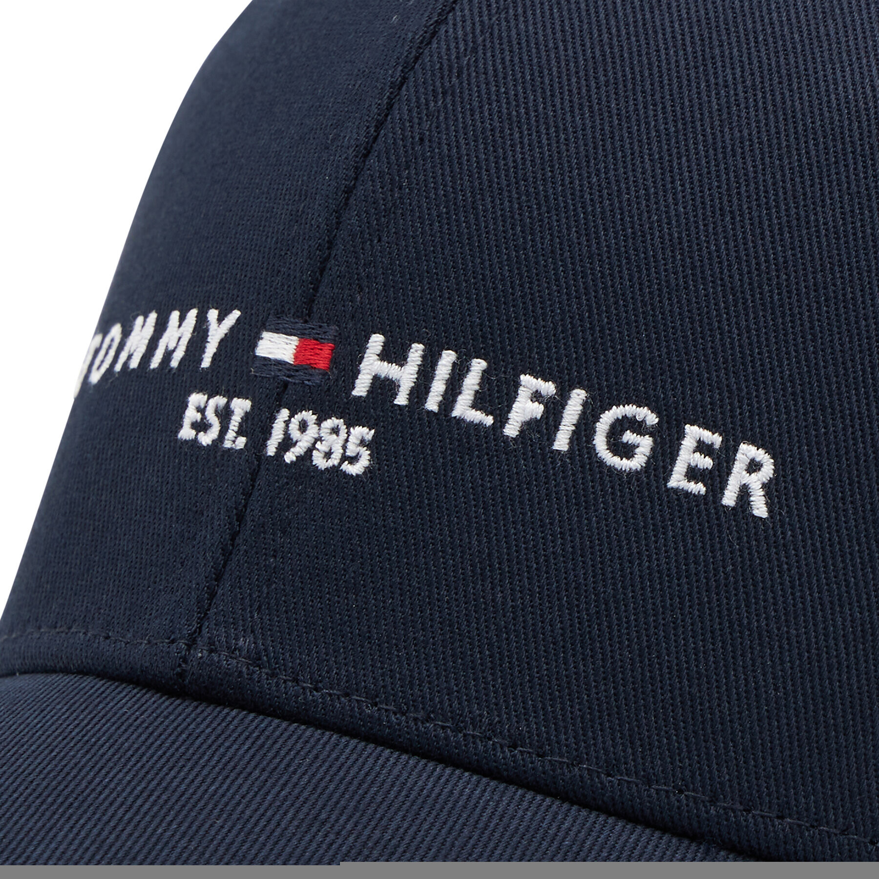 Tommy Hilfiger Kapa s šiltom Th Established Cap AM0AM07352 Mornarsko modra - Pepit.si