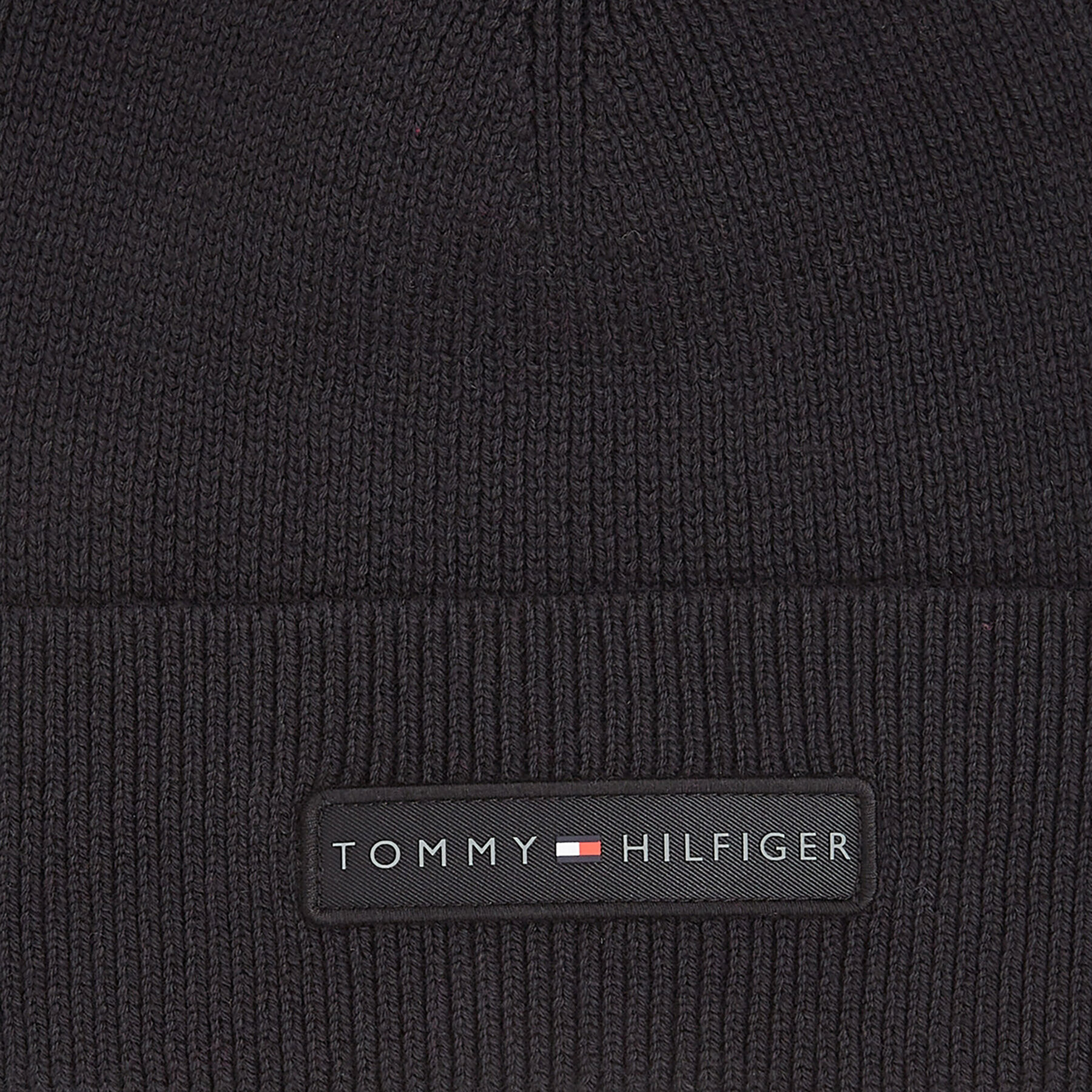 Tommy Hilfiger Kapa Th Skyline Beanie AM0AM11495 Črna - Pepit.si