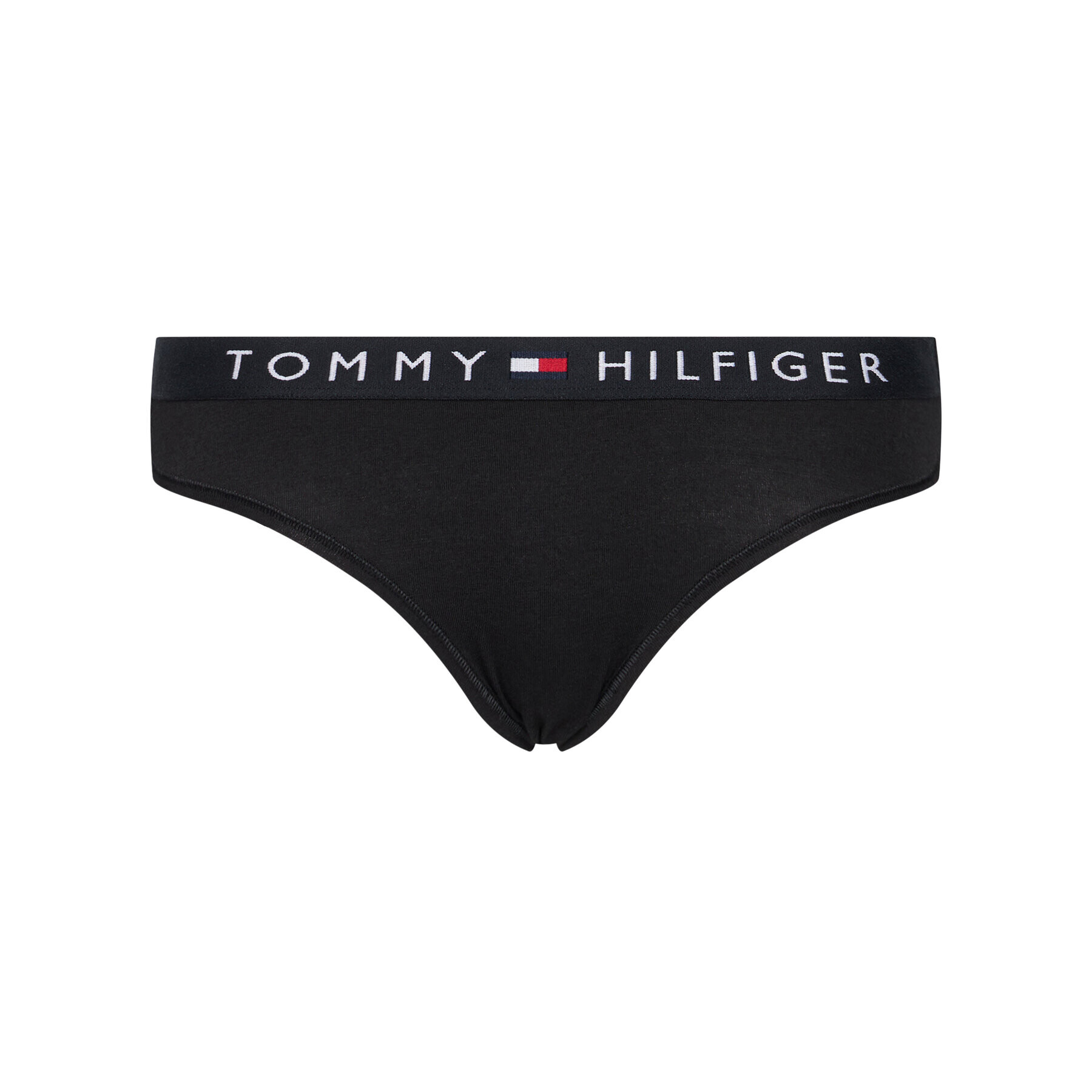 Tommy Hilfiger Klasične spodnje hlačke Bikini UW0UW01566 Črna - Pepit.si