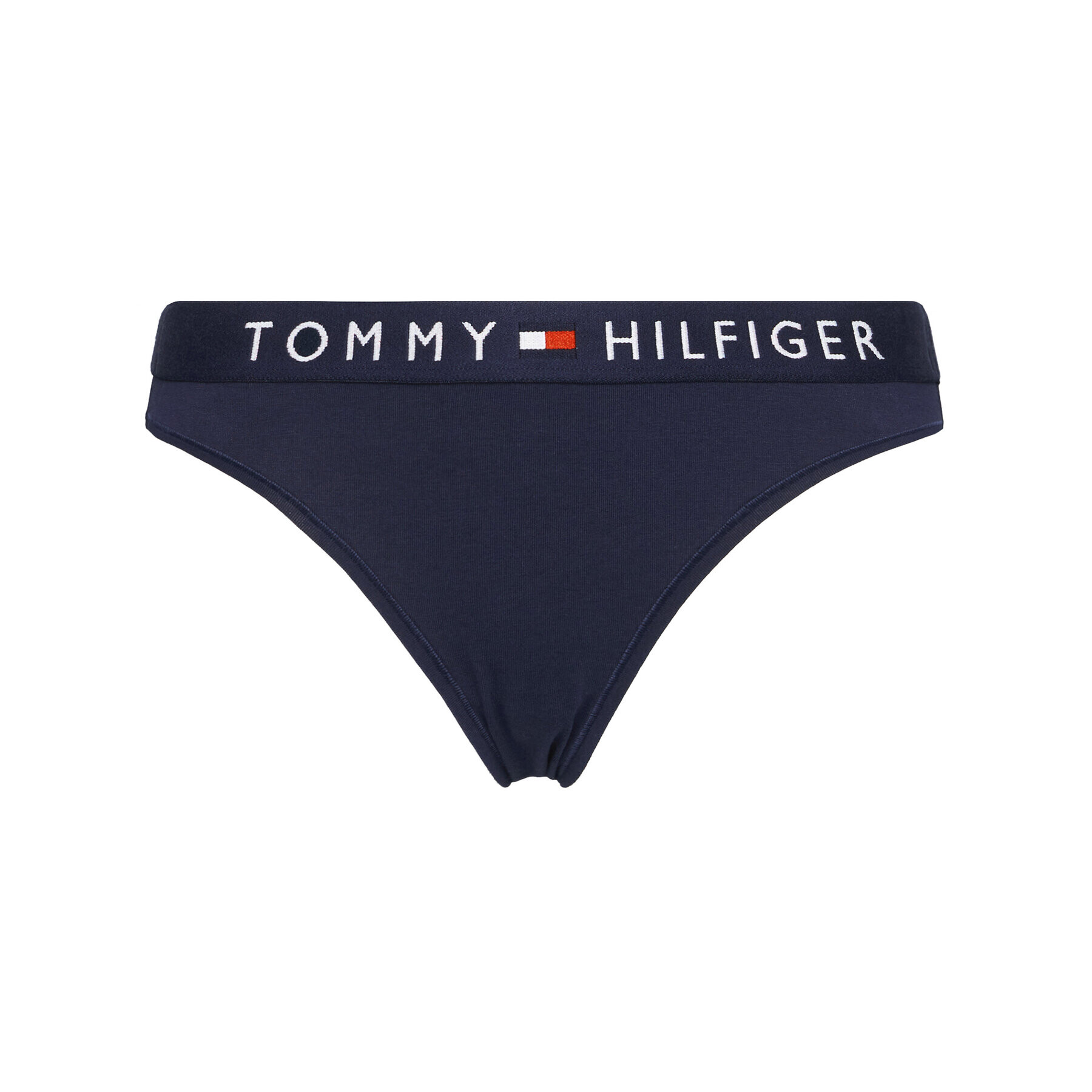 Tommy Hilfiger Klasične spodnje hlačke Bikini UW0UW01566 Mornarsko modra - Pepit.si