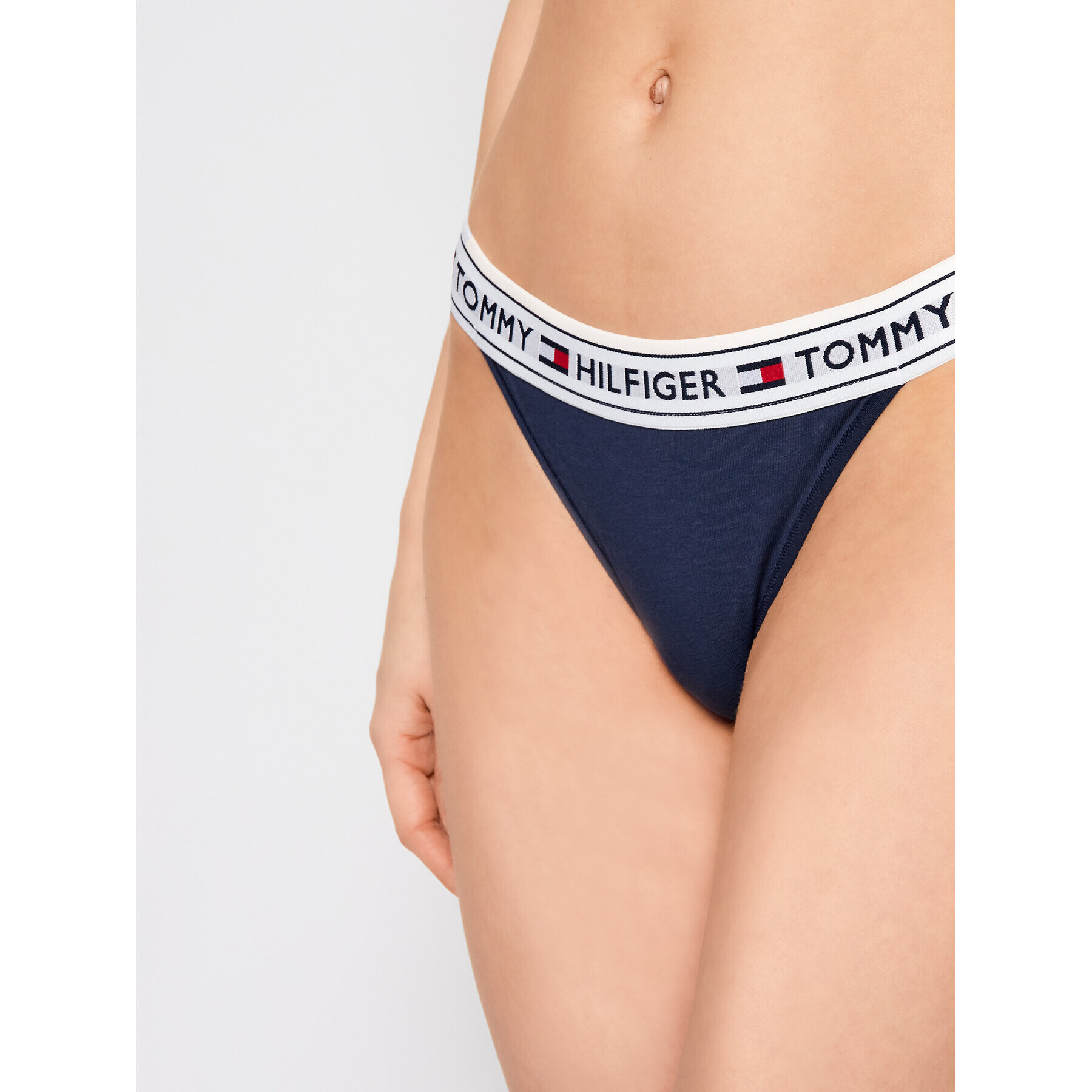 Tommy Hilfiger Klasične spodnje hlačke UW0UW00726 Mornarsko modra - Pepit.si